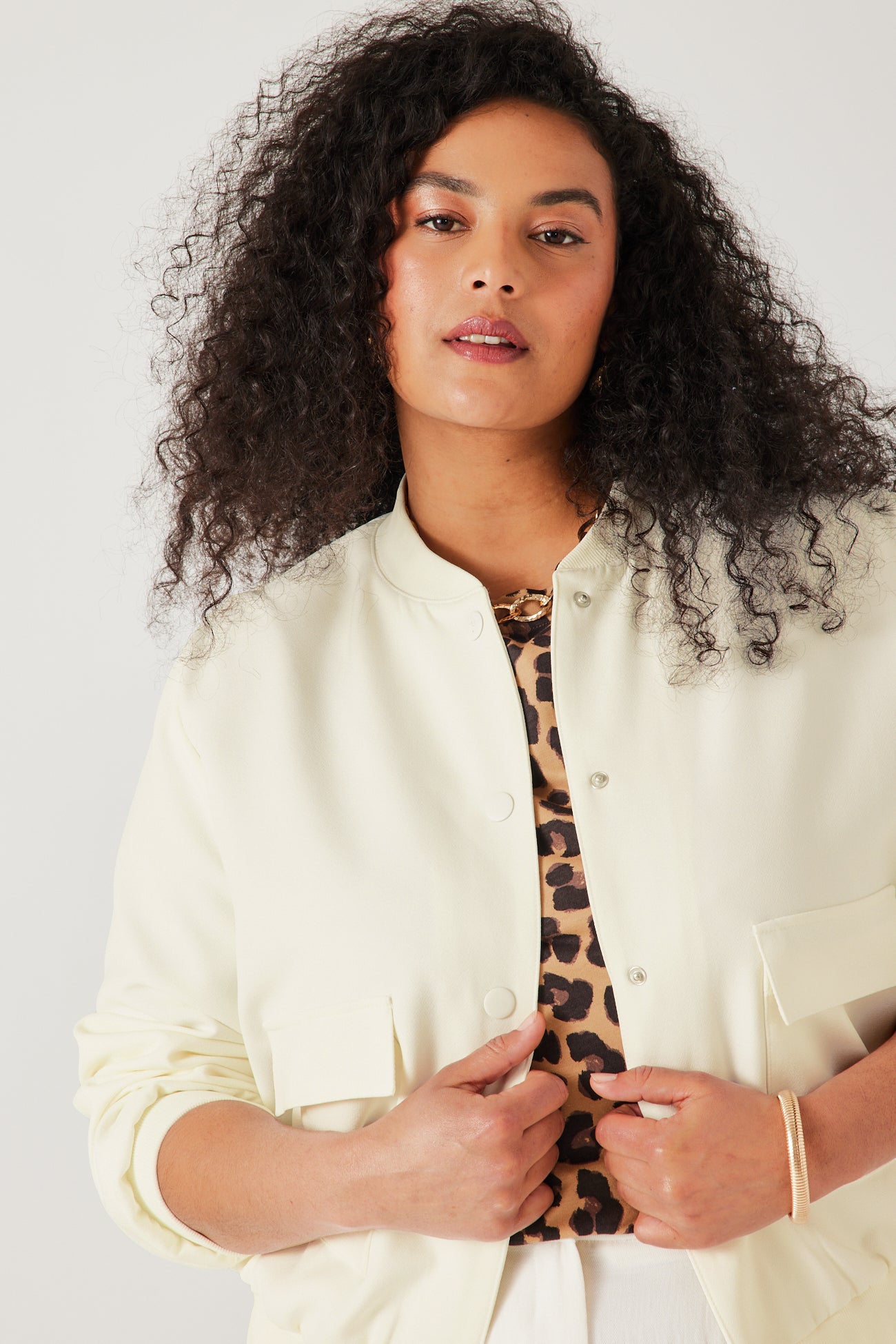 Bomber jacket - Ecru