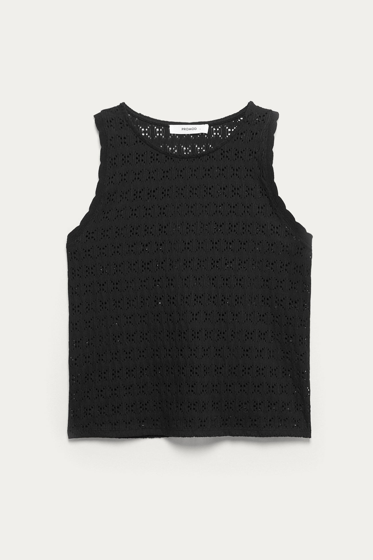 Openwork t-shirt - Beige