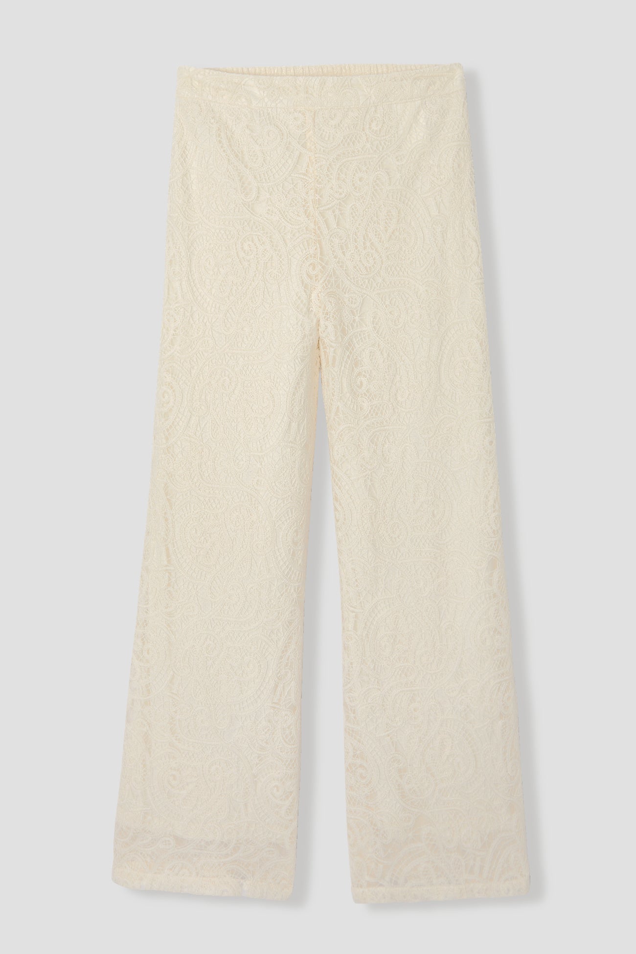 Lace trousers - Black