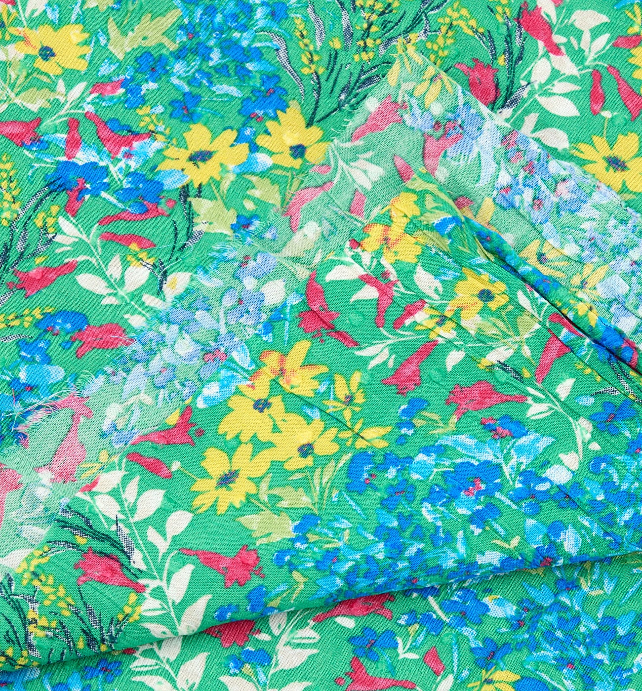 3m viscose fabric cut - Ecru print