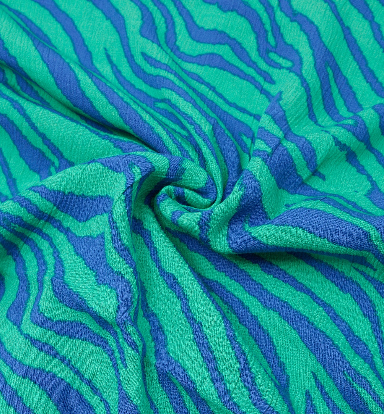 2m crinkle viscose fabric cut - IMPRIME GAZON