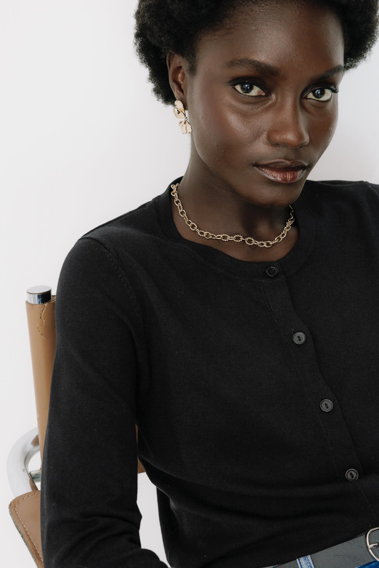 Ecodesign cardigan - Black