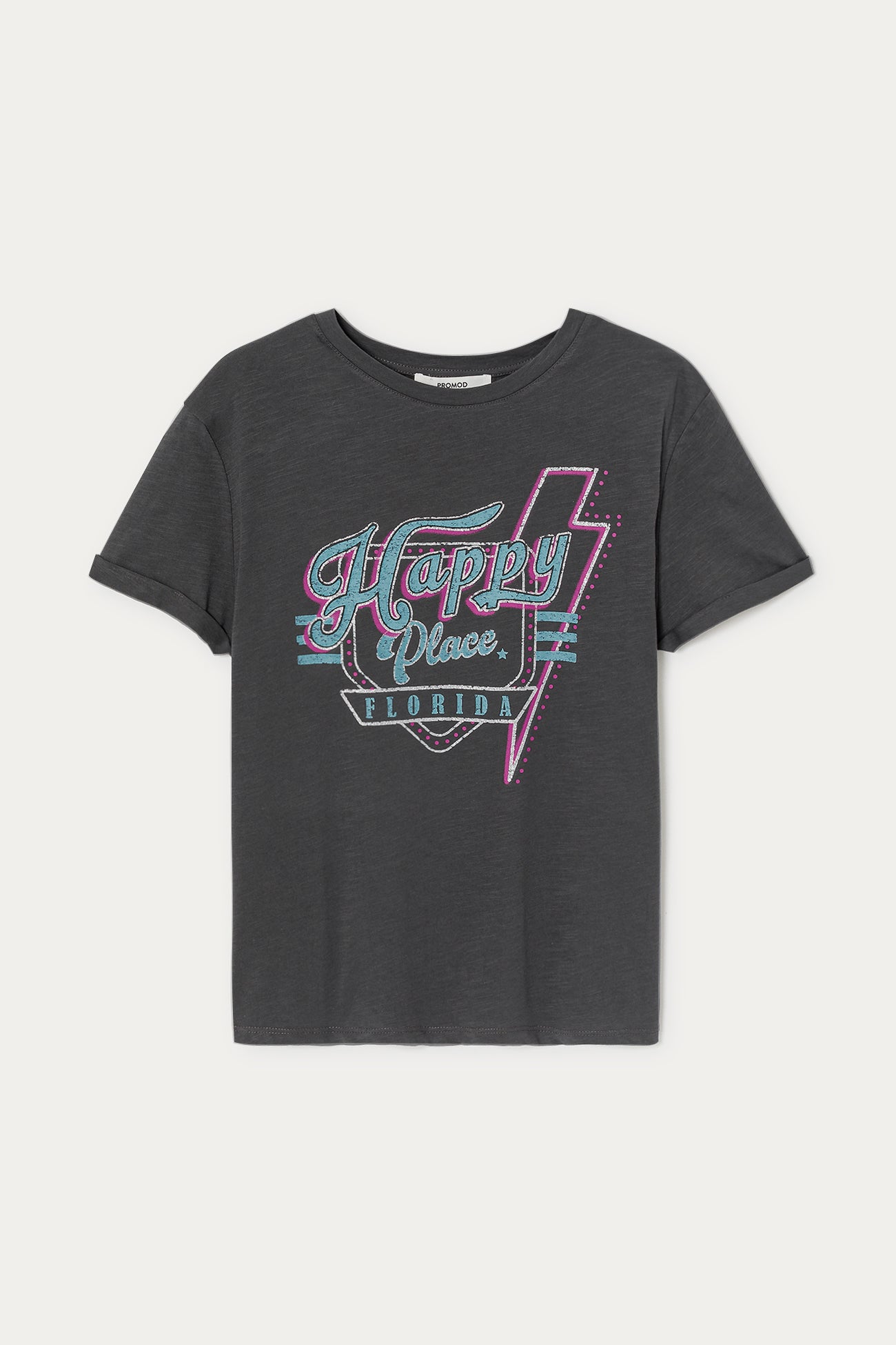 Slogan t-shirt - Multicolour print