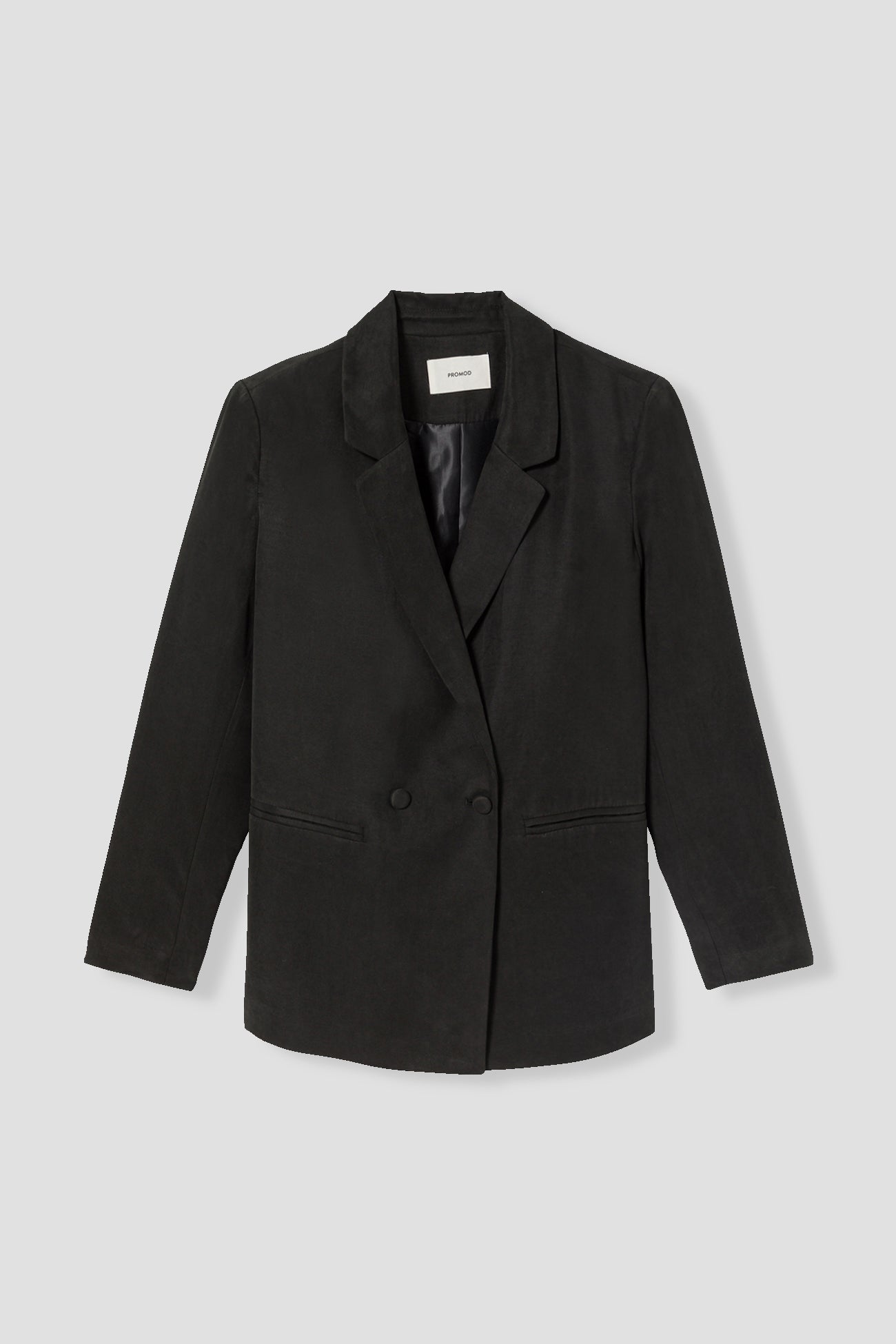 Lyocell tailored jacket - Black