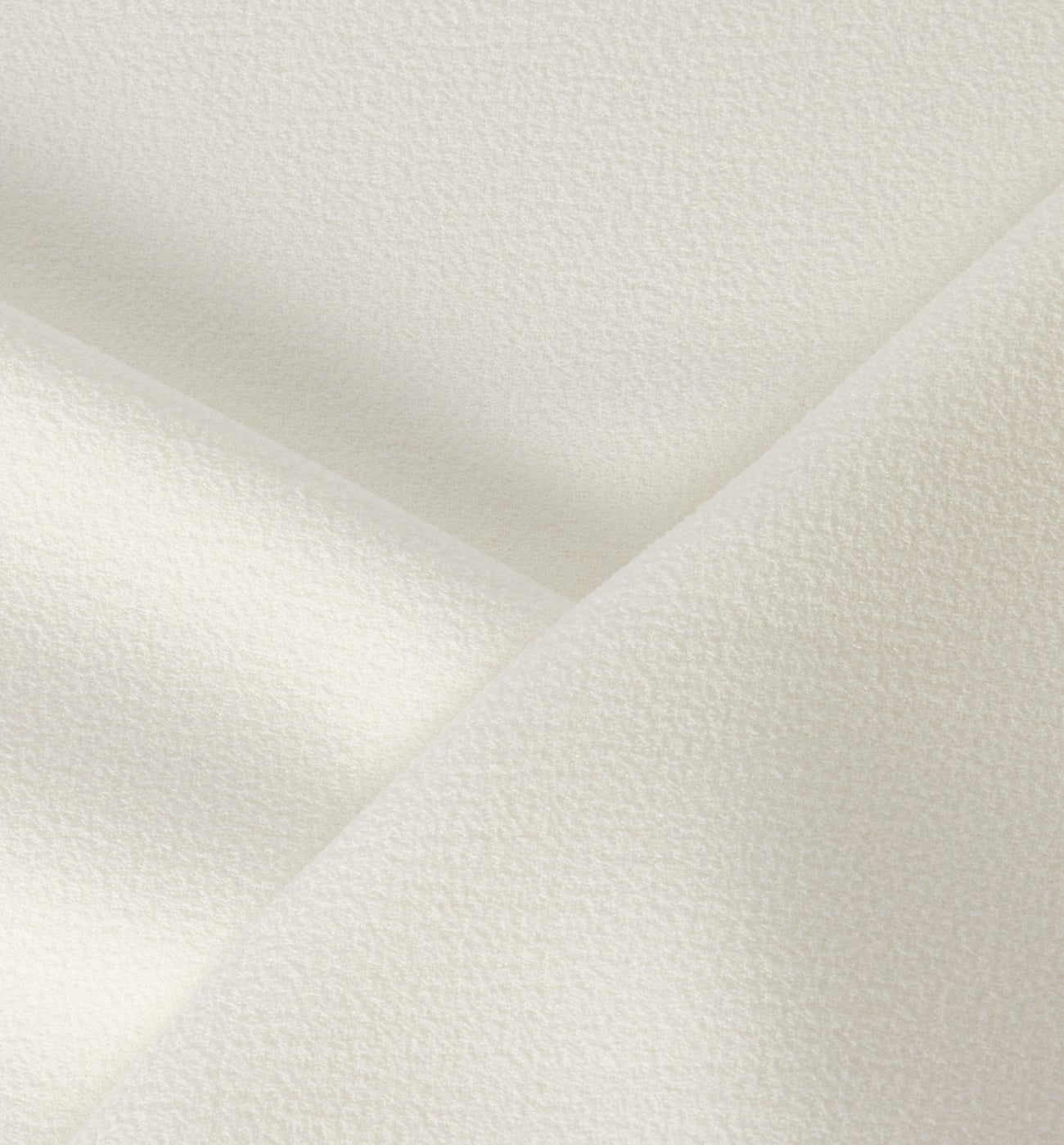 Polyester crêpe fabric cut - Ecru