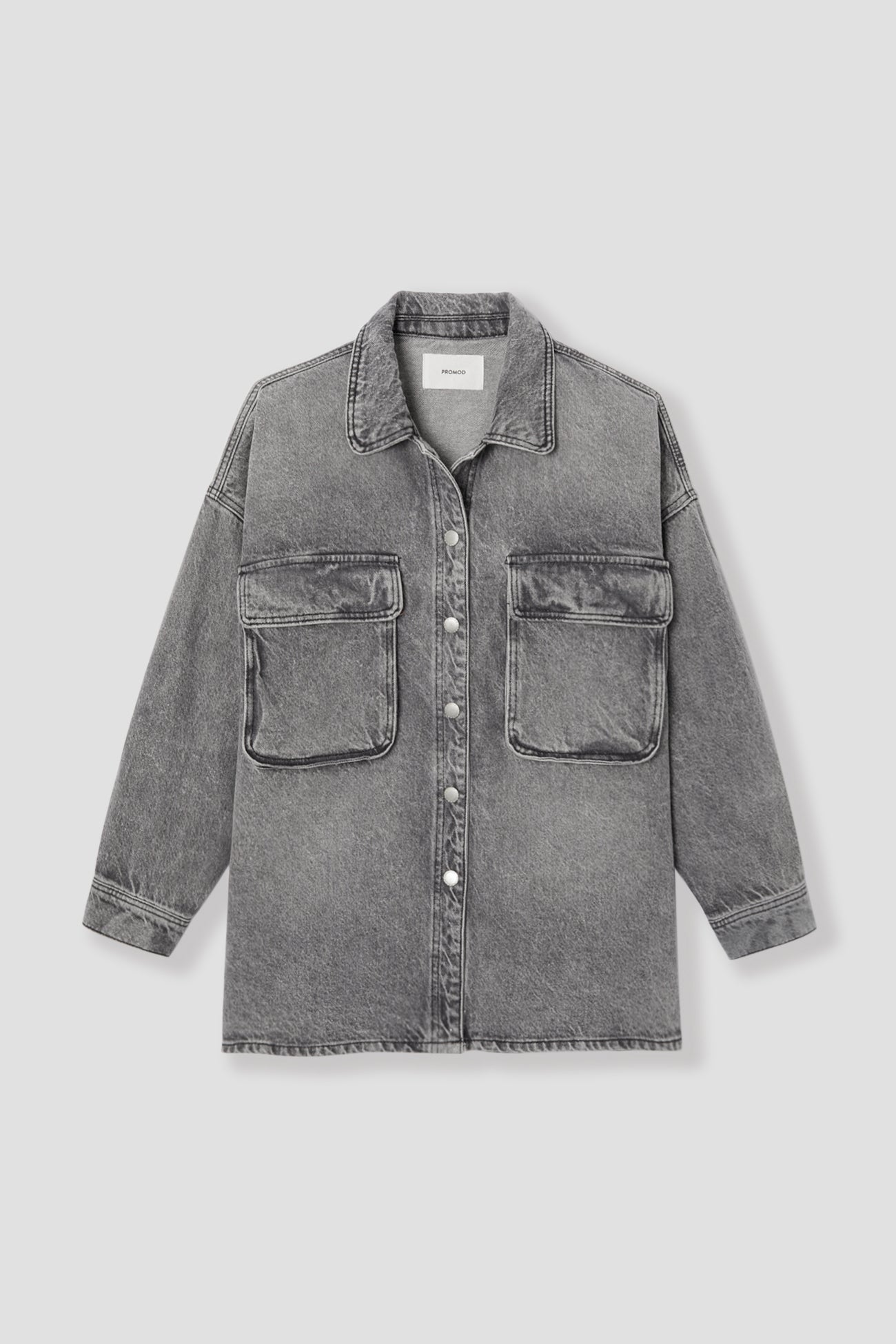 Oversized denim shirt - Medium denim