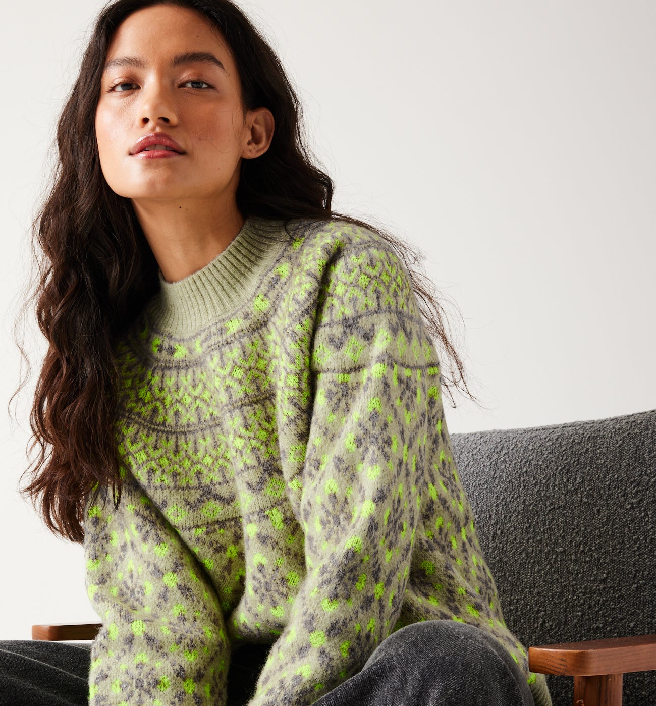 Christmas jumper - Multicolour print