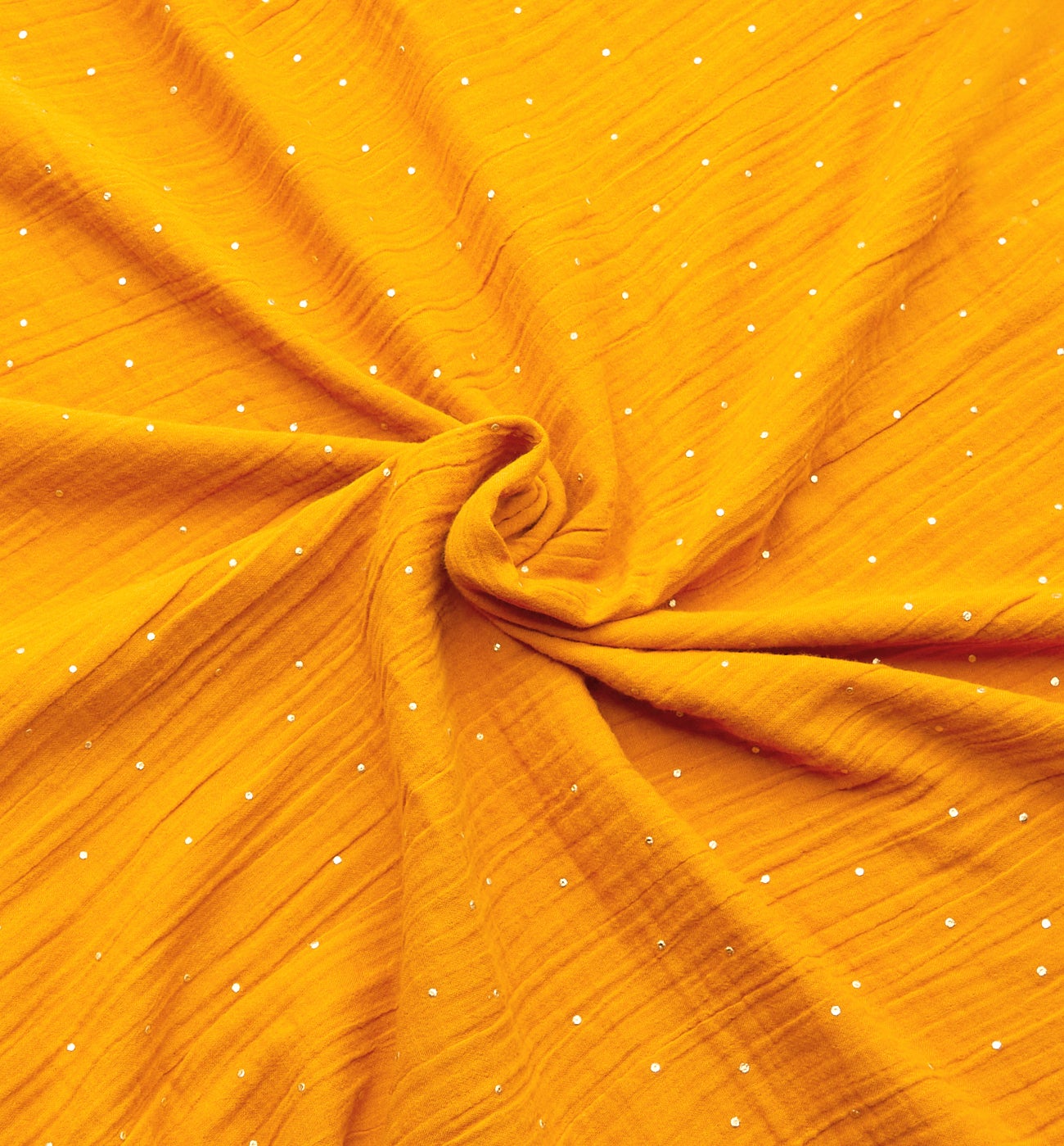 Cotton gauze 3m fabric cut - Saffron