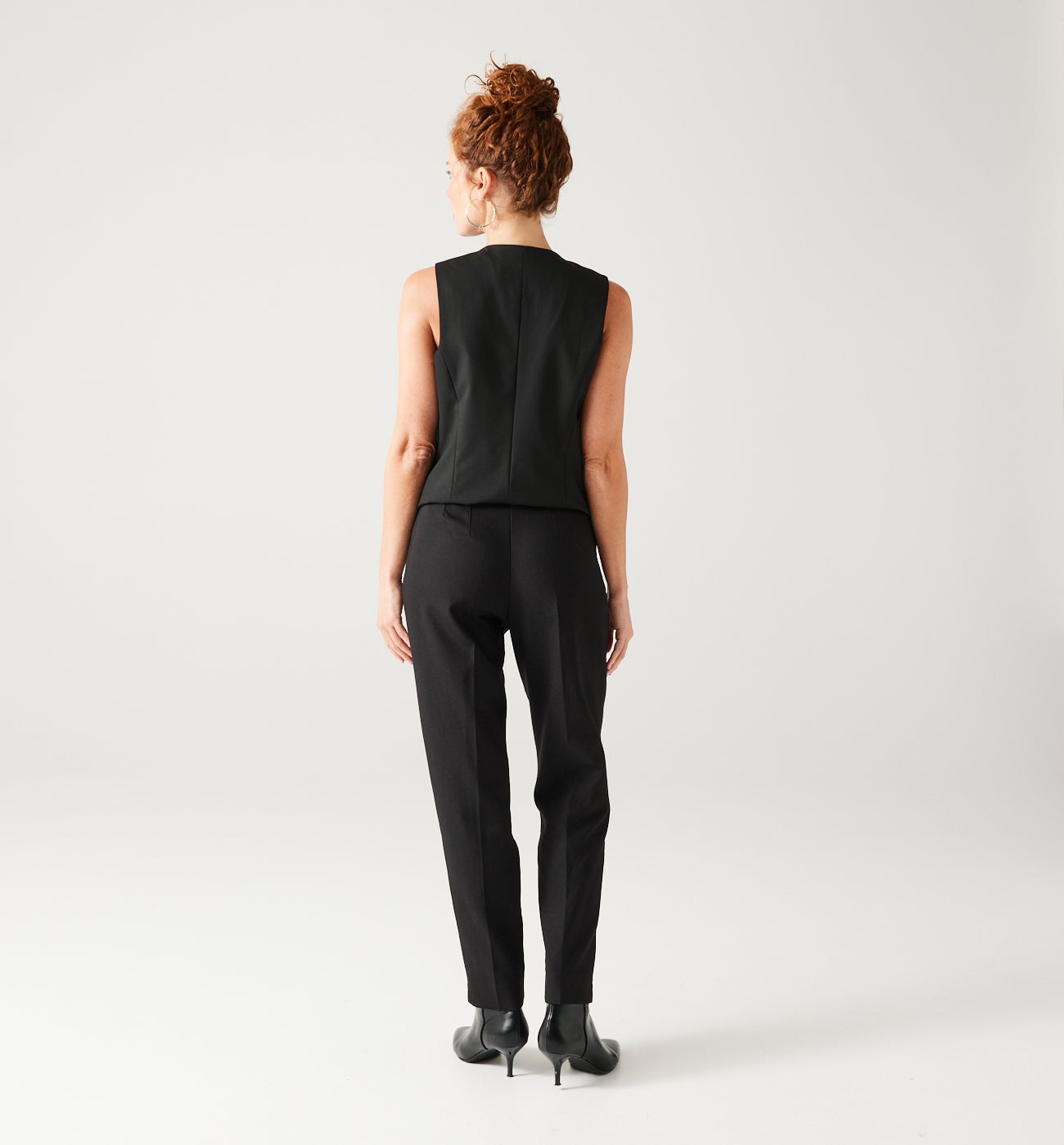 Short cigarette trousers - Beige