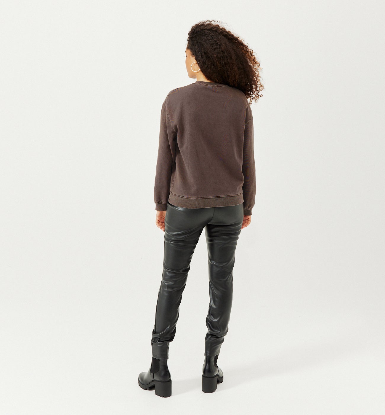 Slogan sweatshirt - Green print