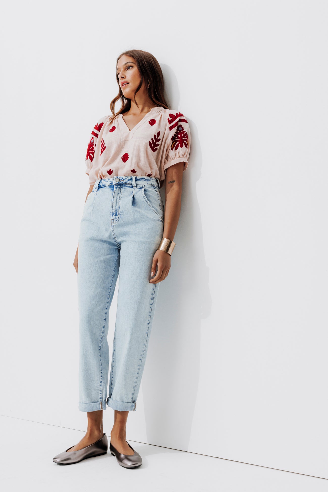 OSCAR slouchy jeans - Medium denim