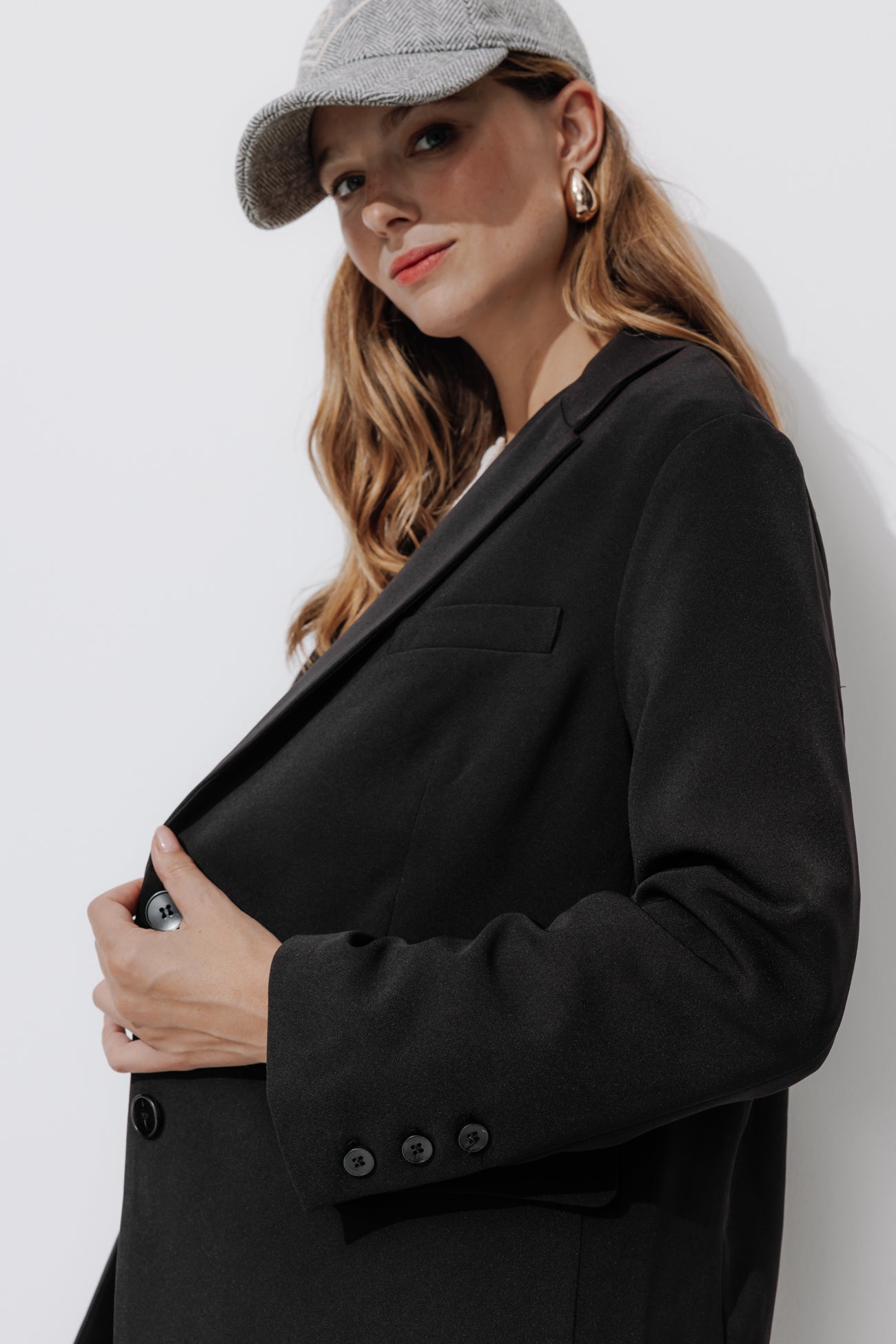 Fitted jacket - Black