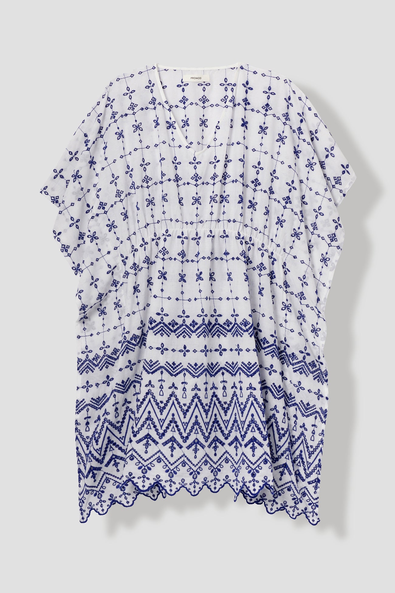 Embroidered beach dress - Blue