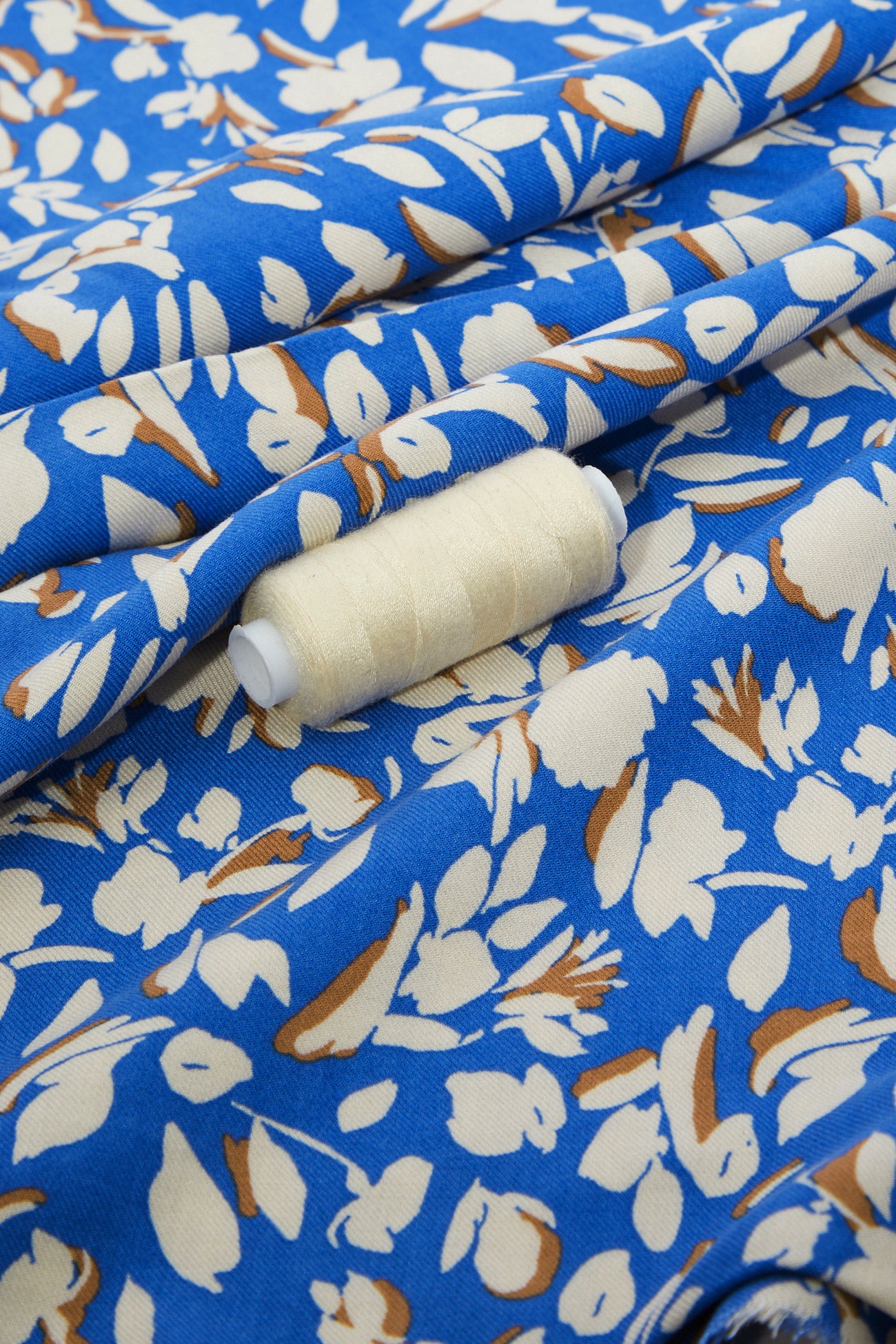 3m patterned twill fabric cut - Blue print