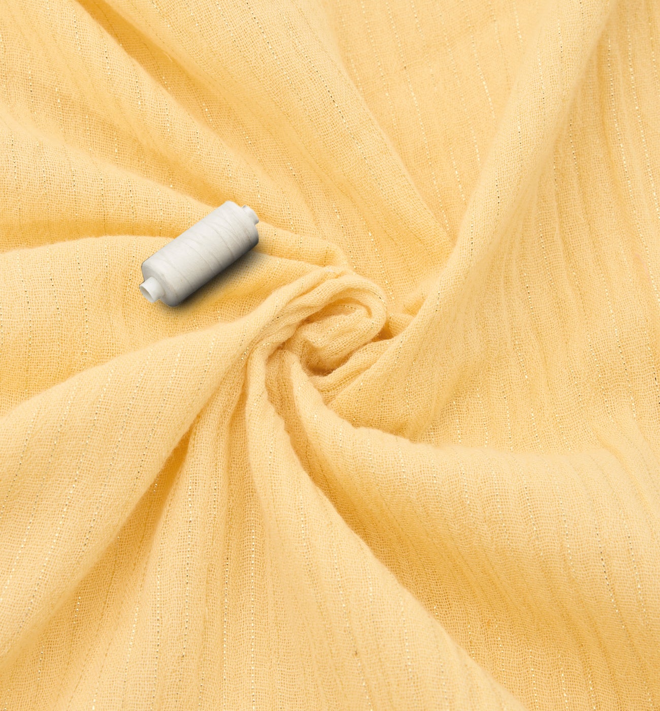 Cotton gauze fabric cut - Yellow