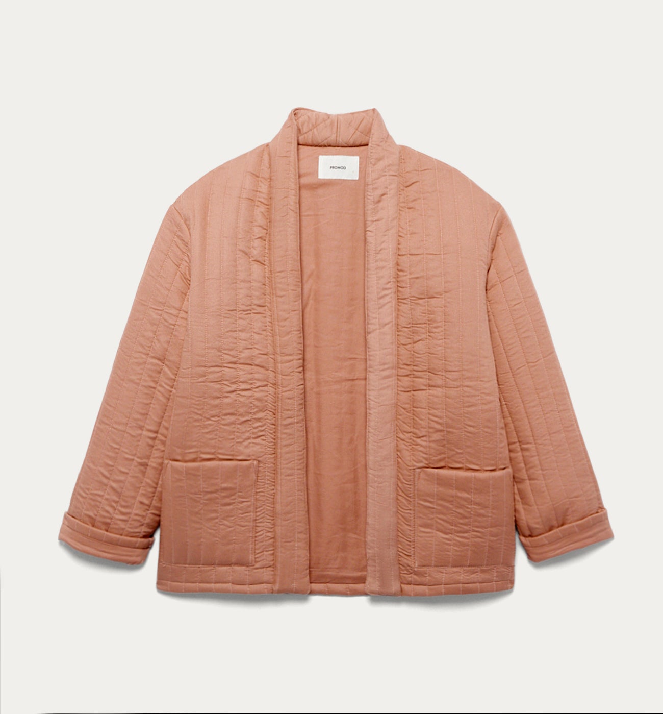 Padded fashion jacket - Blue print