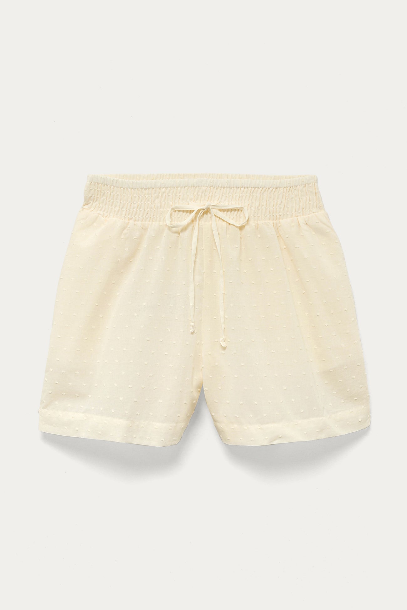 Plumetis shorts - Ecru