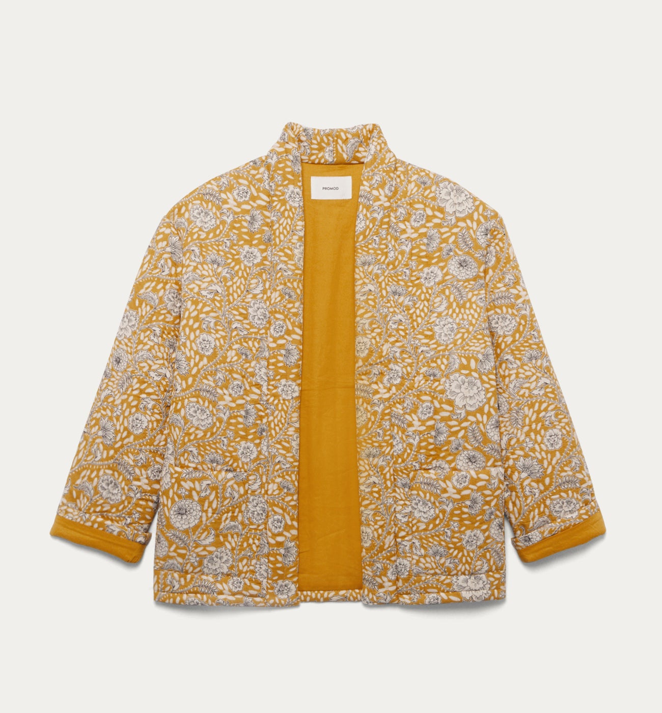 Padded fashion jacket - Blue print