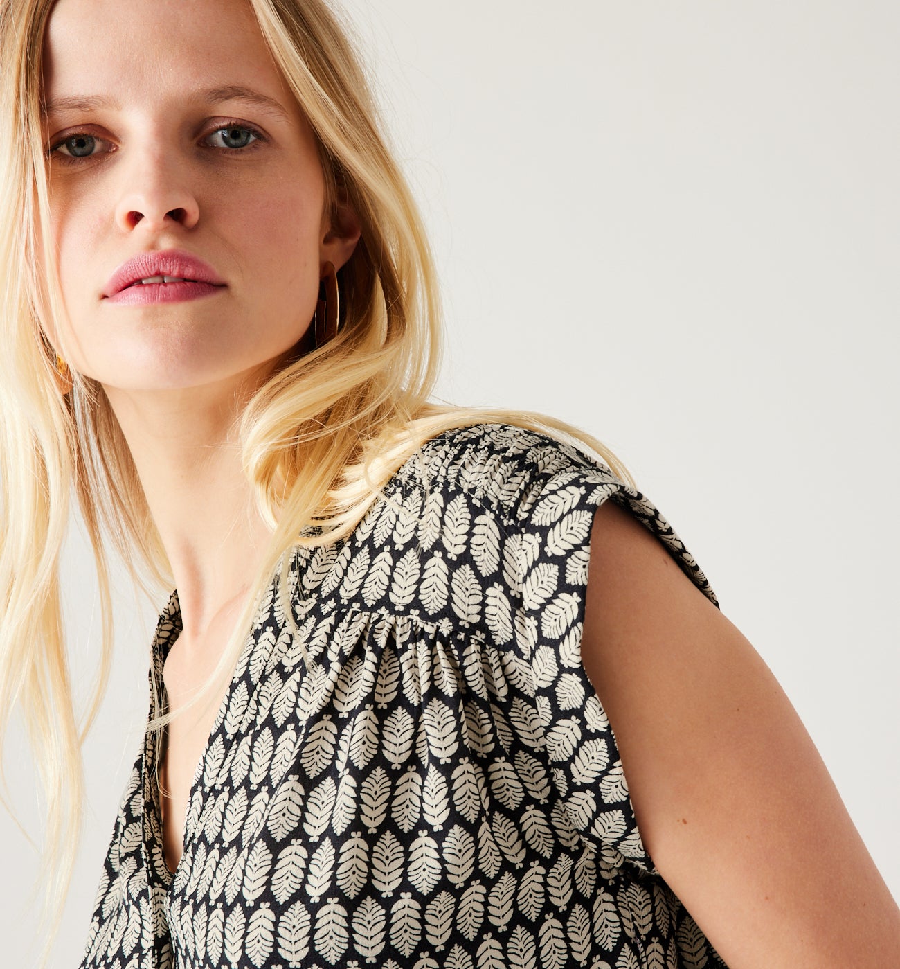 Plain shirt - Black print