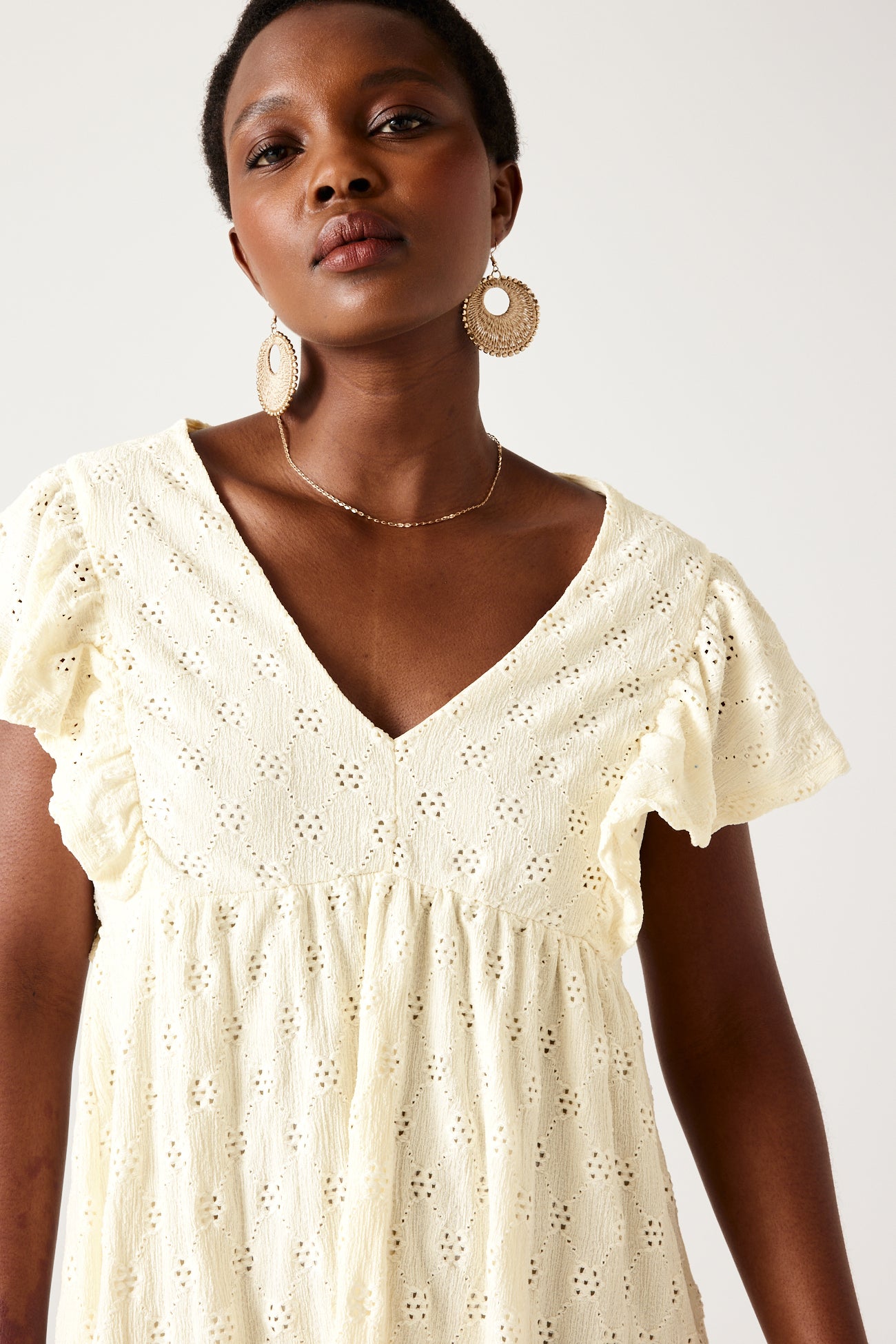 Short babydoll dress - Black