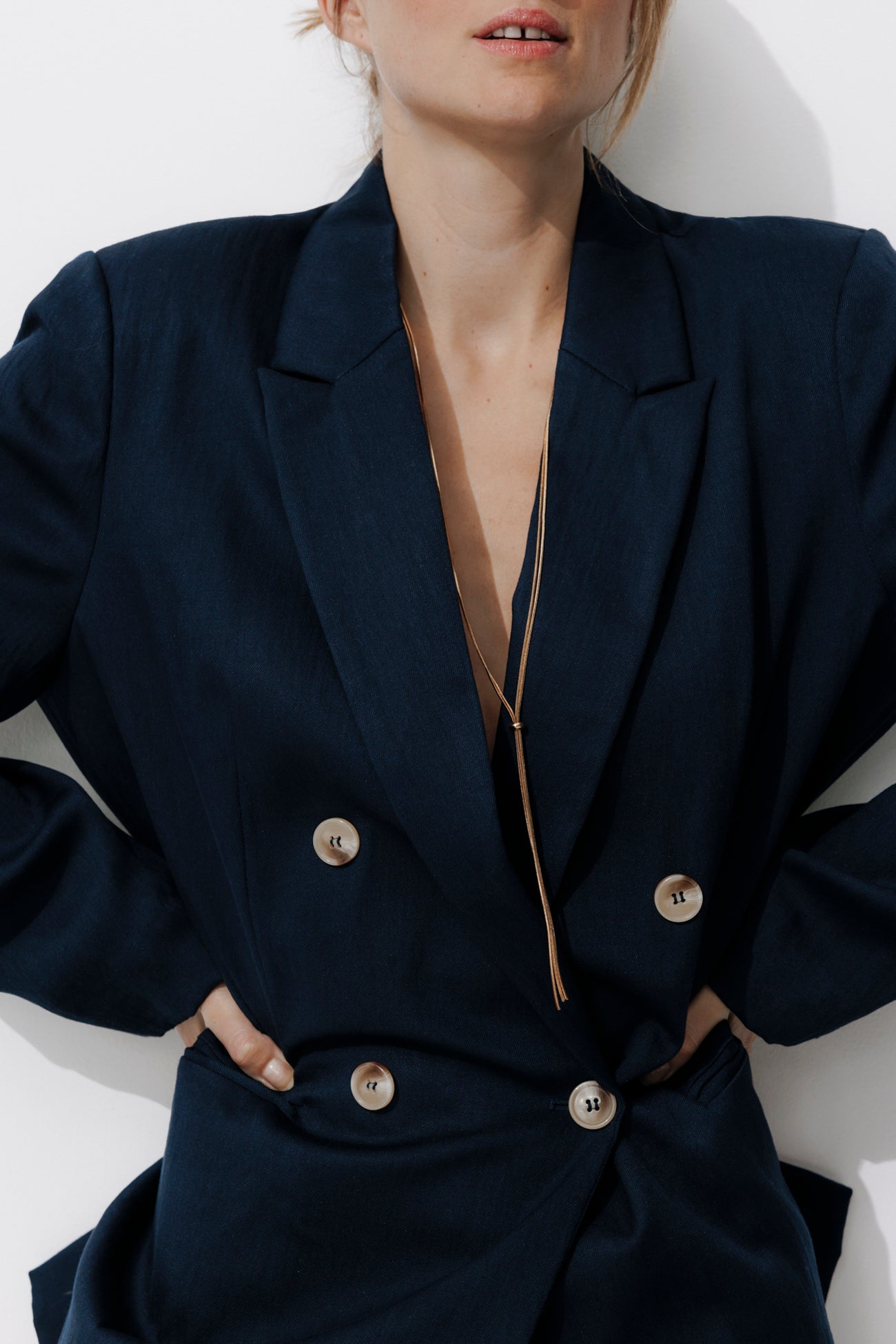 Y-shaped necklace - Gold