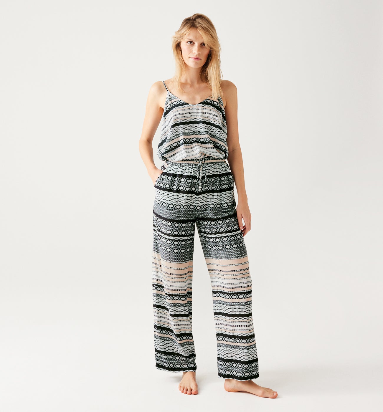 Homewear pyjama trousers - Multicolour print