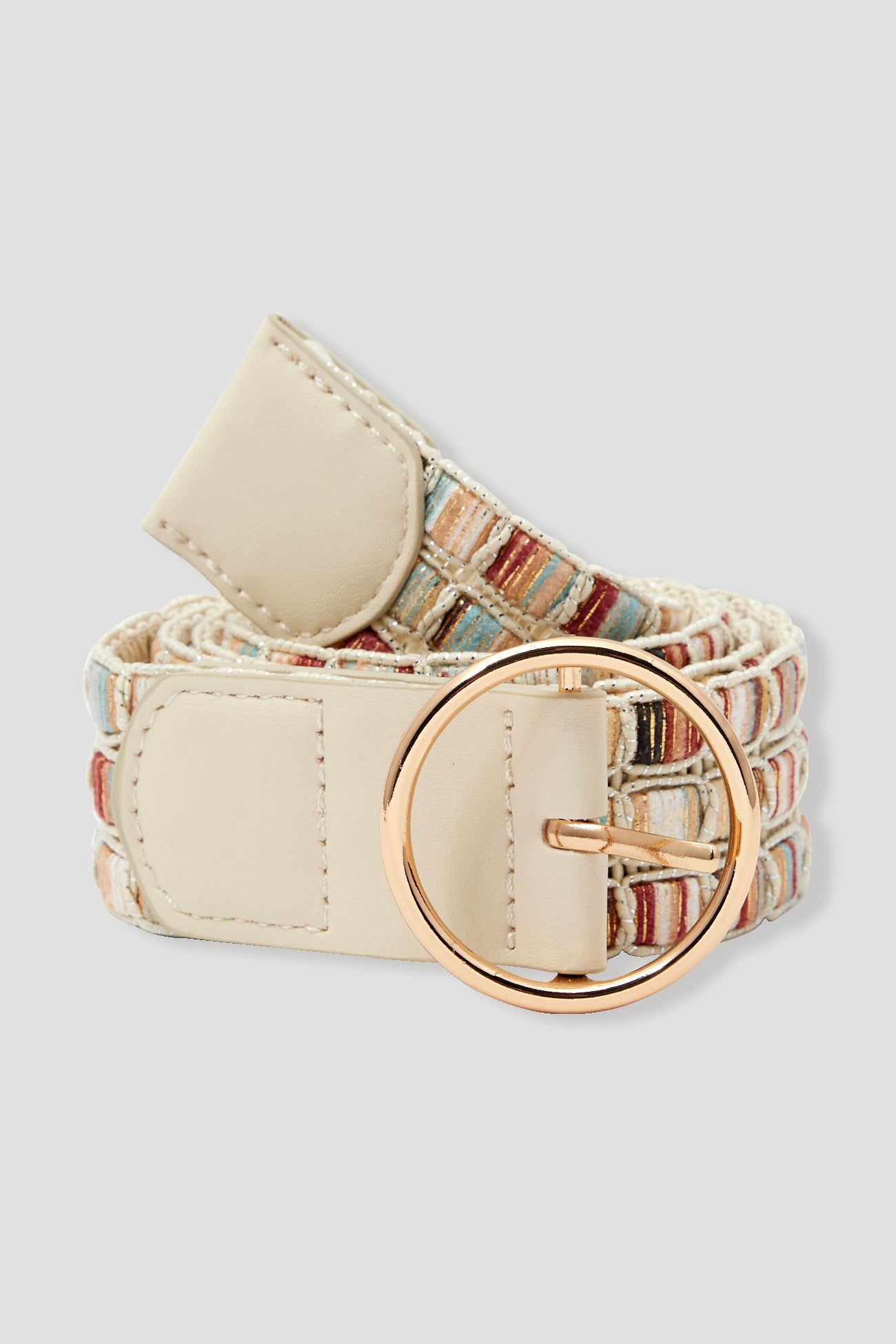 Eyecatching belt - Multicolour print