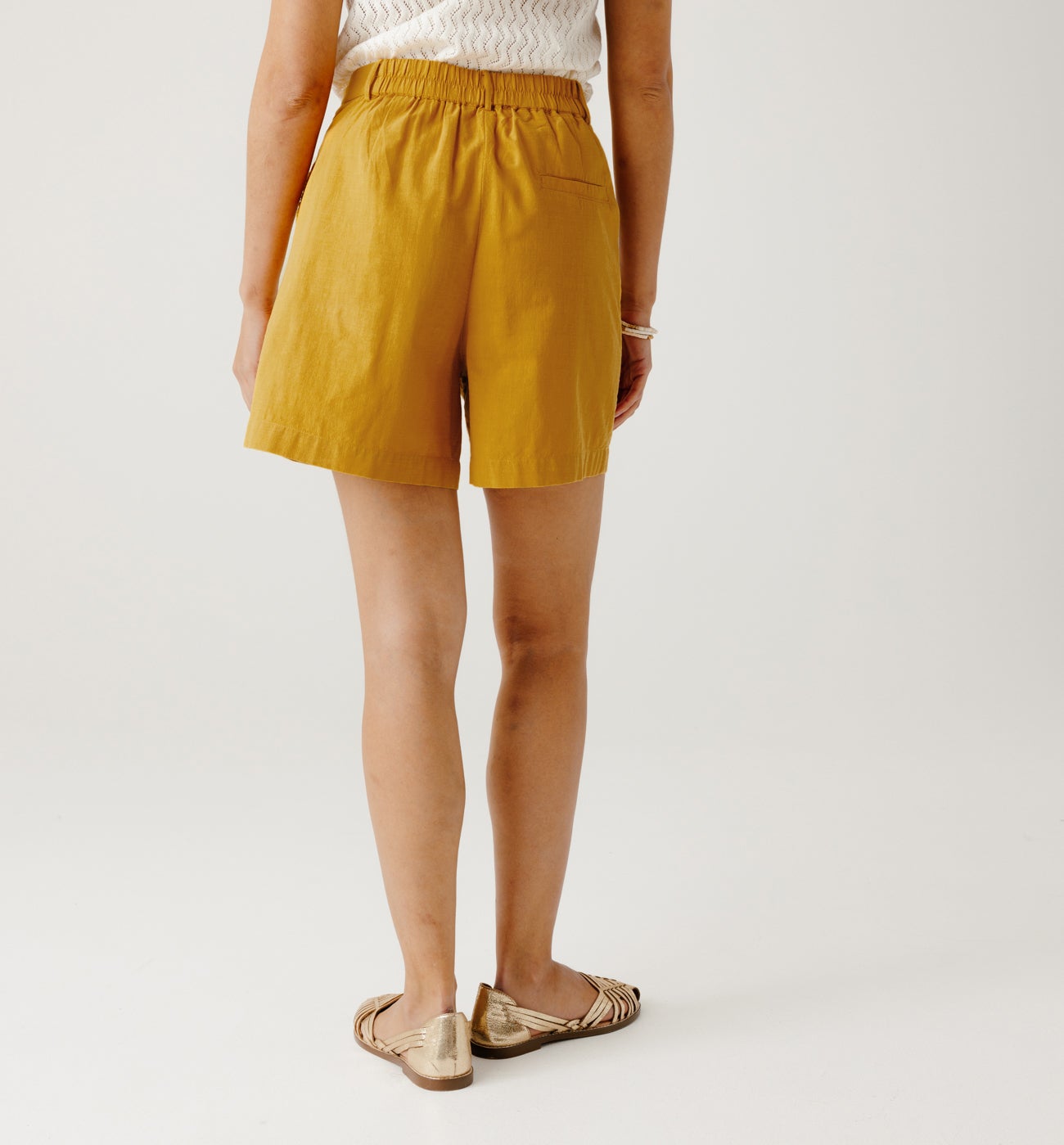 Pineapple shorts - Ecru