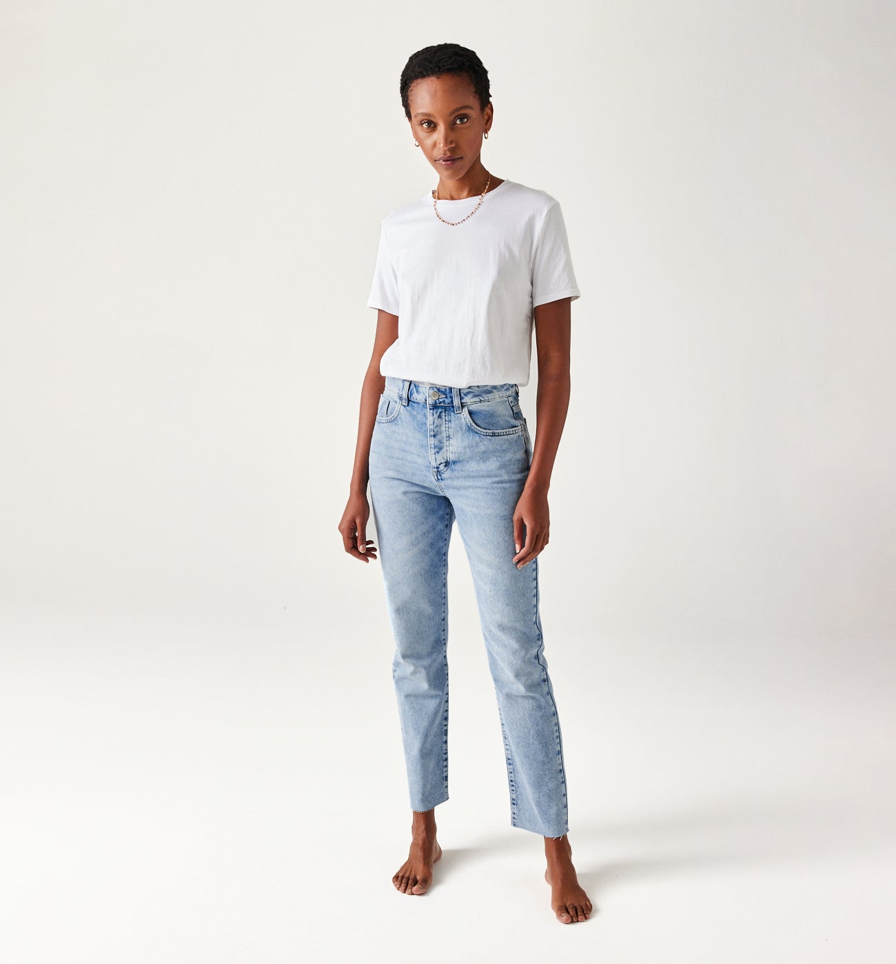 BASILE straight-leg jeans - Yellow