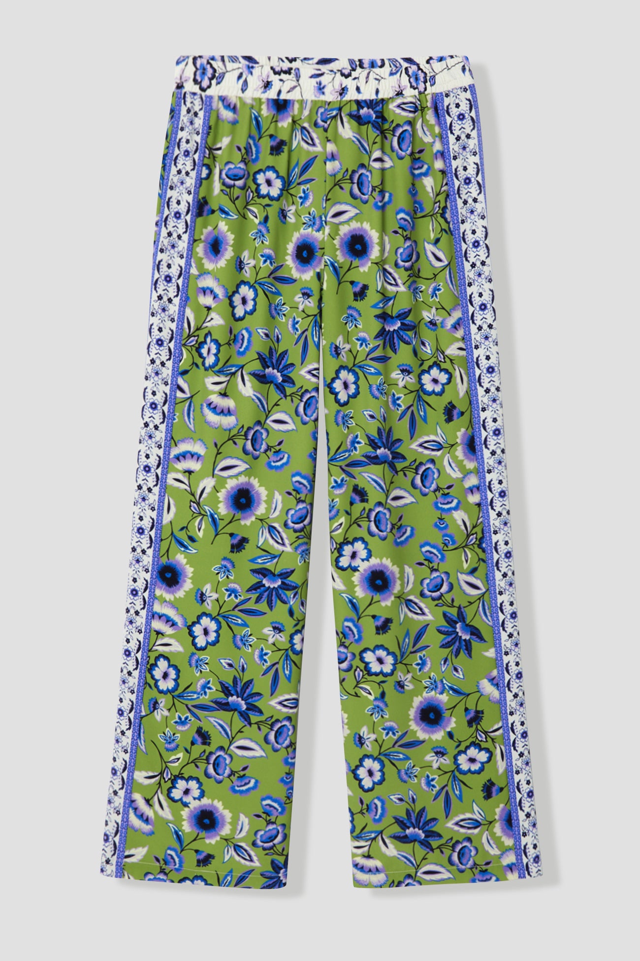 Ecodesign wideleg trousers - Multicolour print