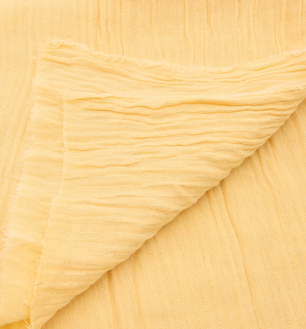 Cotton gauze fabric cut - Yellow