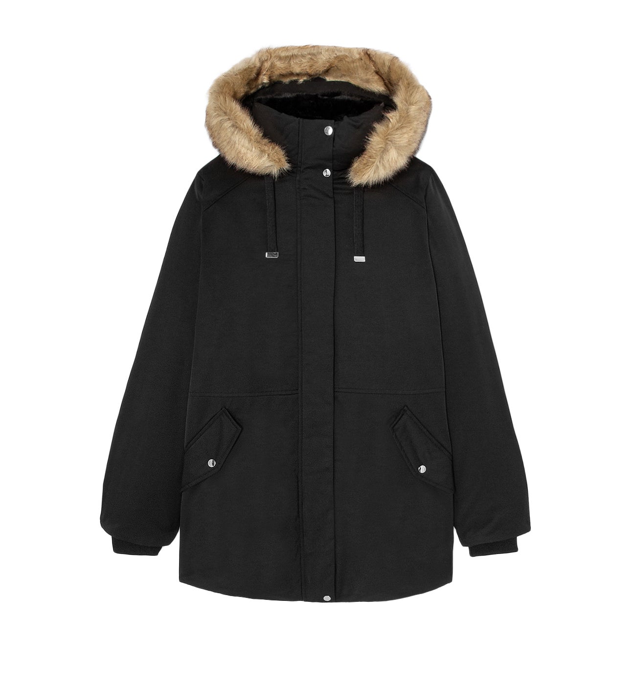 Hooded parka - Black