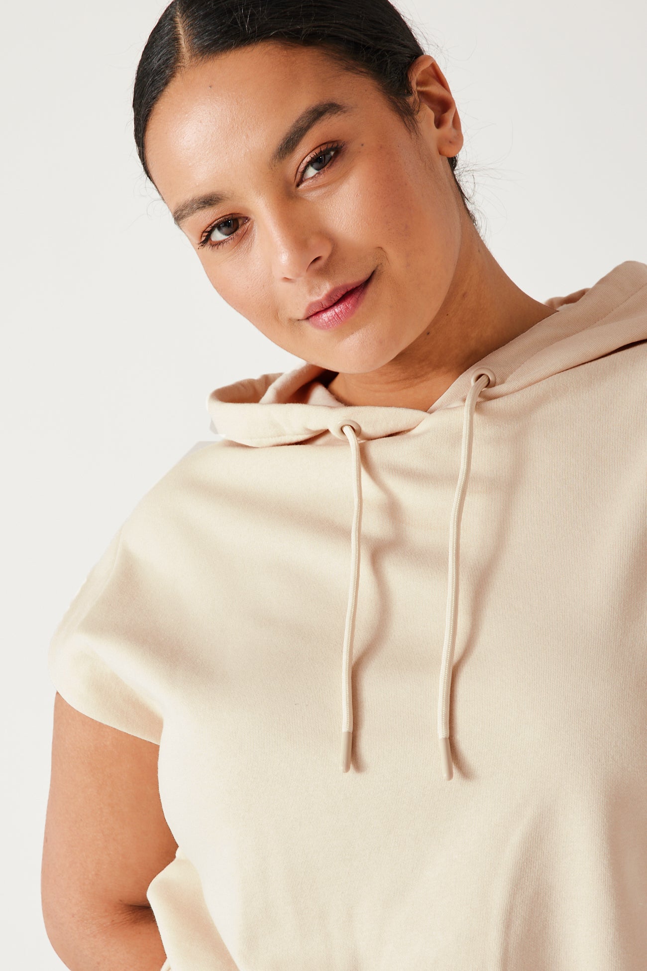 Hooded sweatshirt - Beige