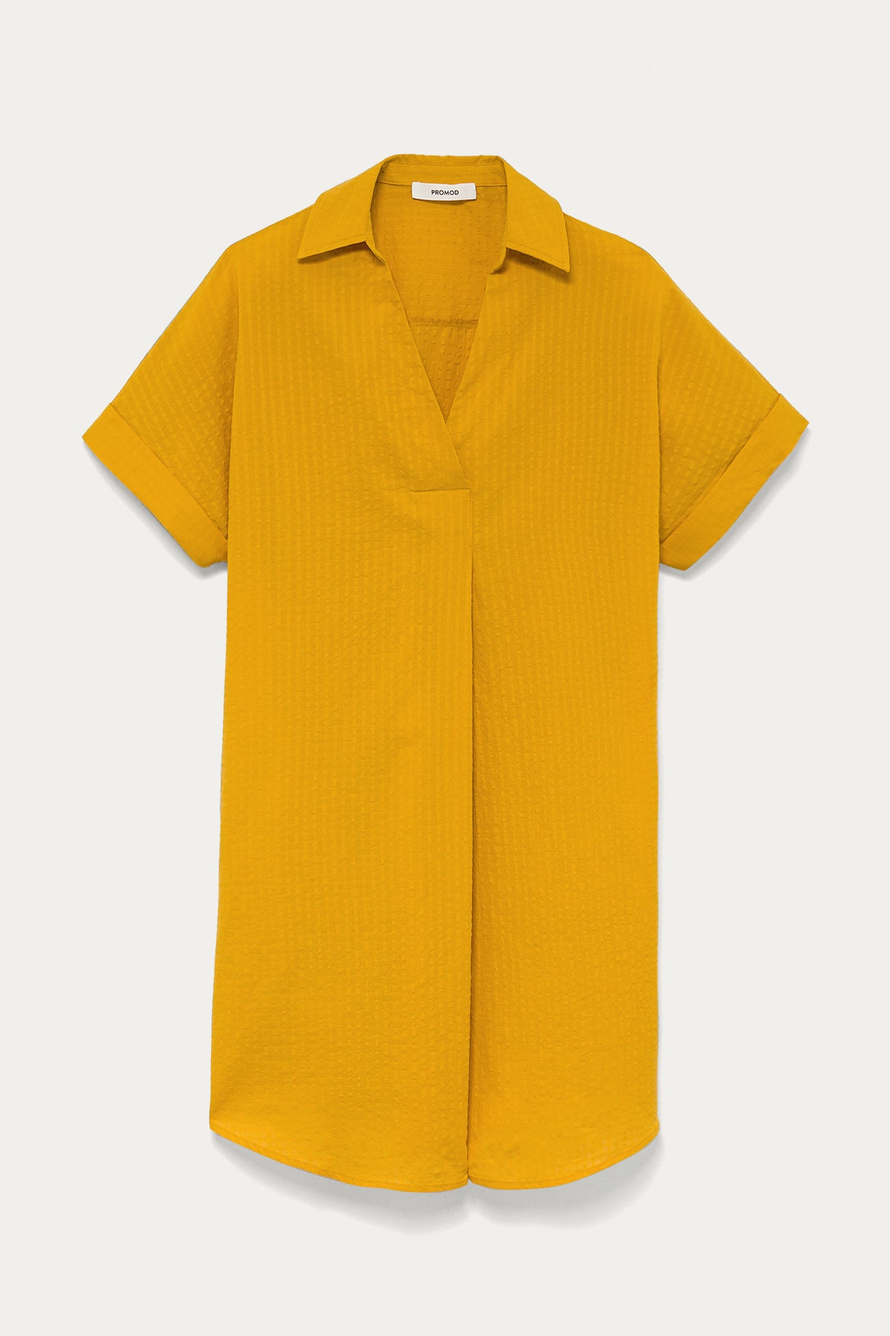 Short plain dress - Raspberry red