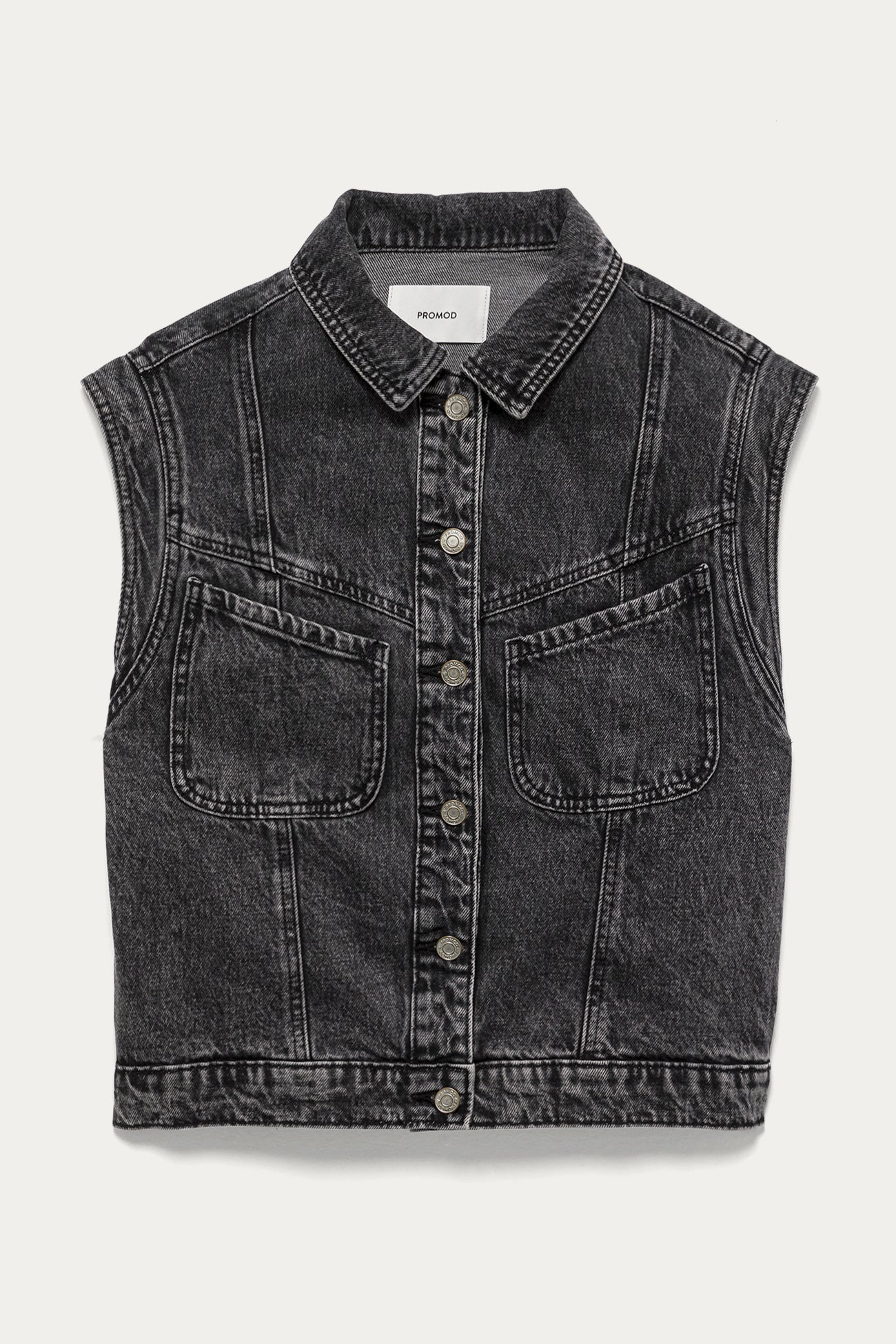 Denim waistcoat jacket - Light denim