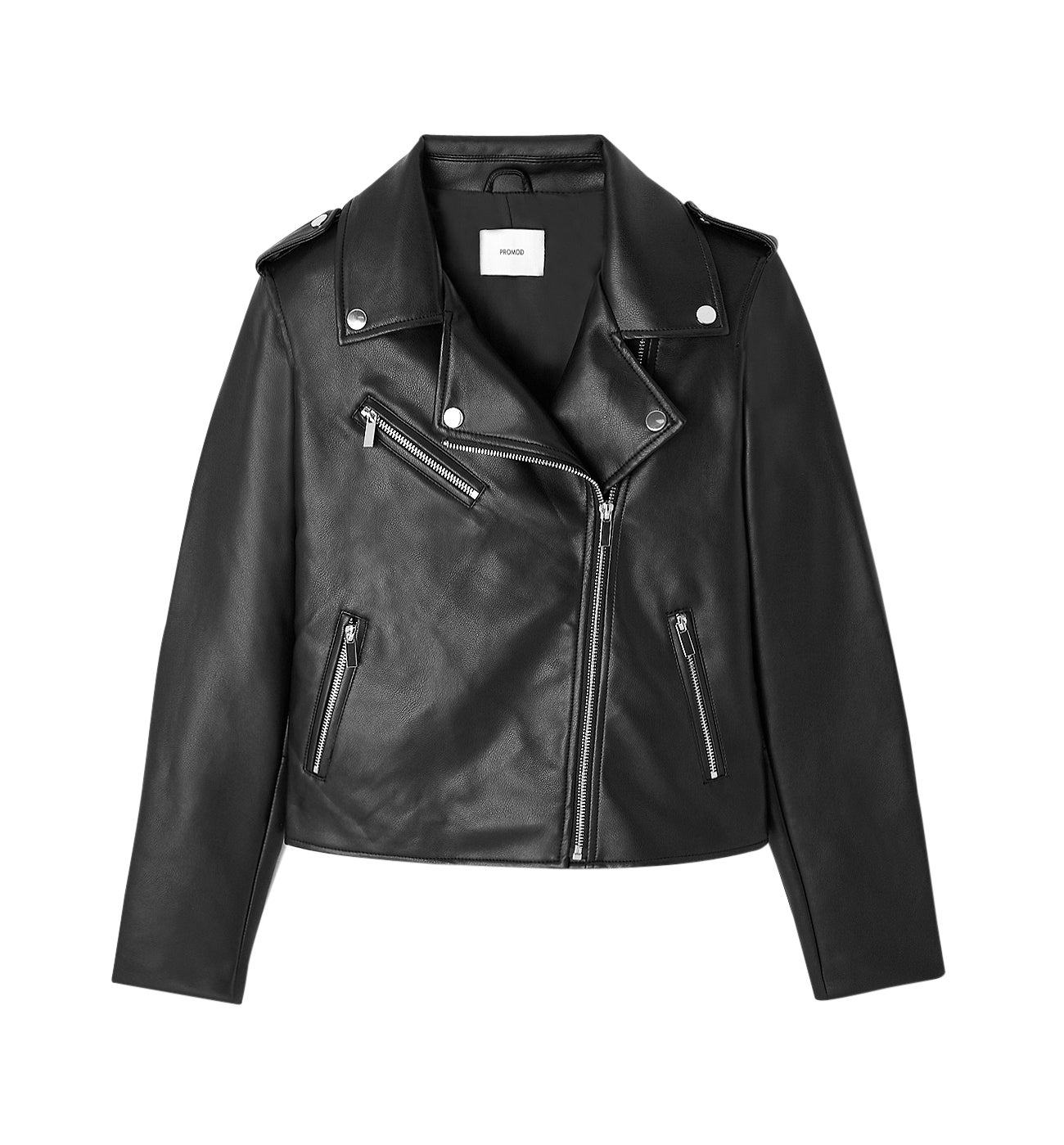 Faux leather jacket - Black
