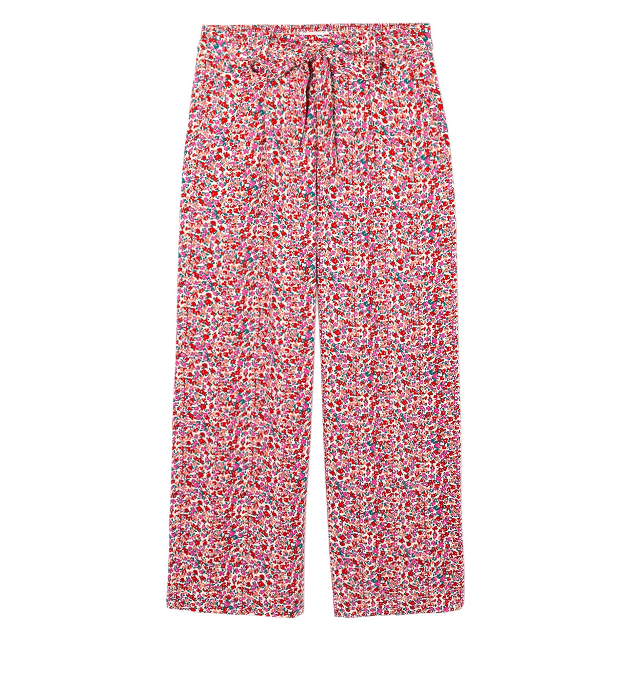 High-waist wideleg trousers - Black