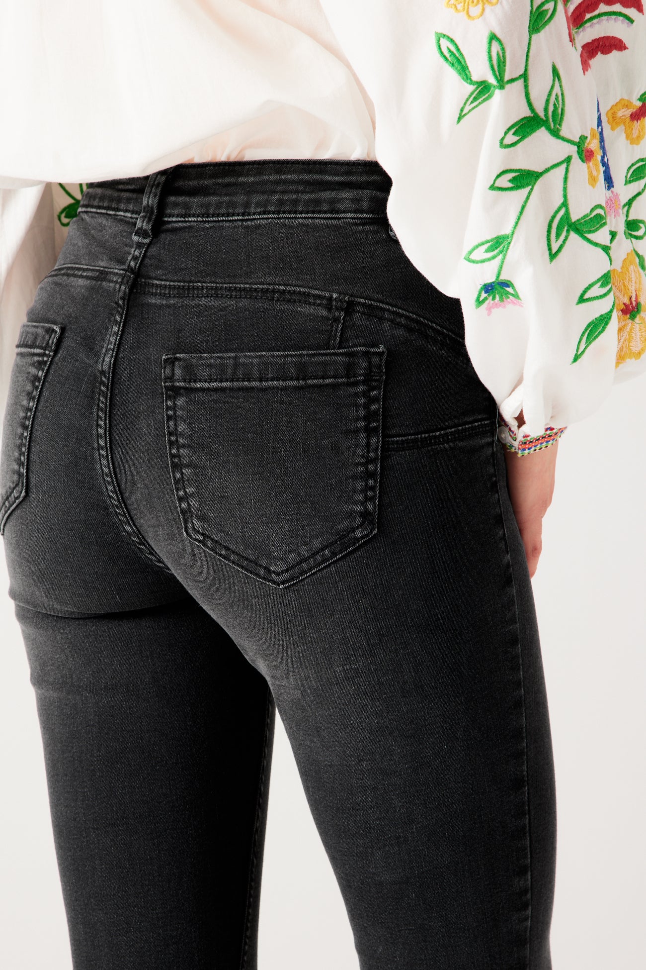 ERNEST push-up skinny jeans - Rinse denim