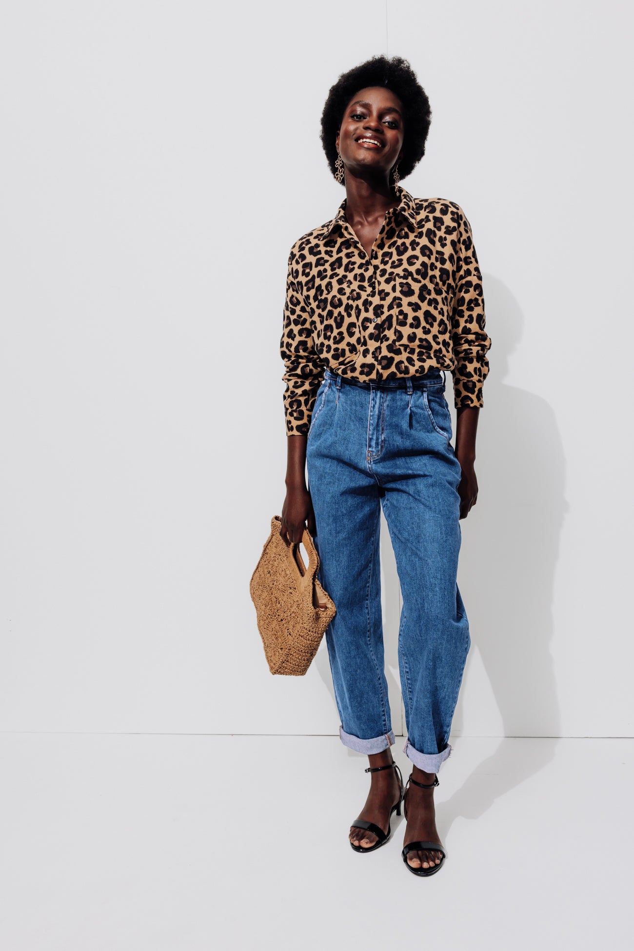 OSCAR slouchy jeans - Medium denim