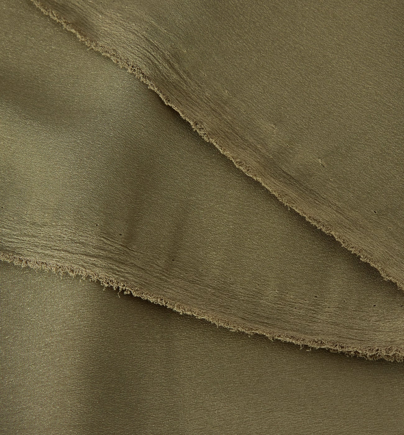 Polyester voile fabric cut - Ochre