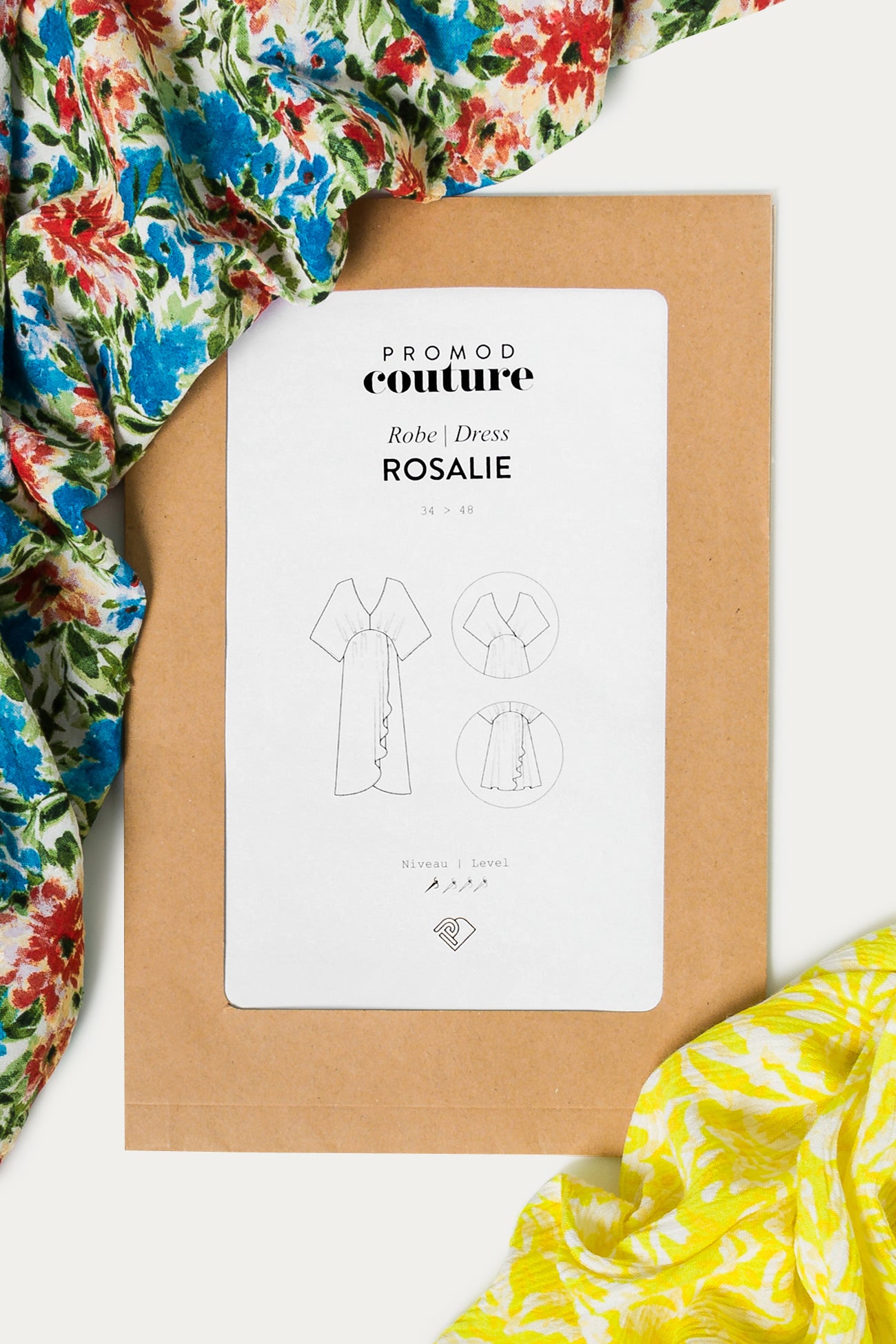 ROSALIE dress sewing pattern - Sans coloris