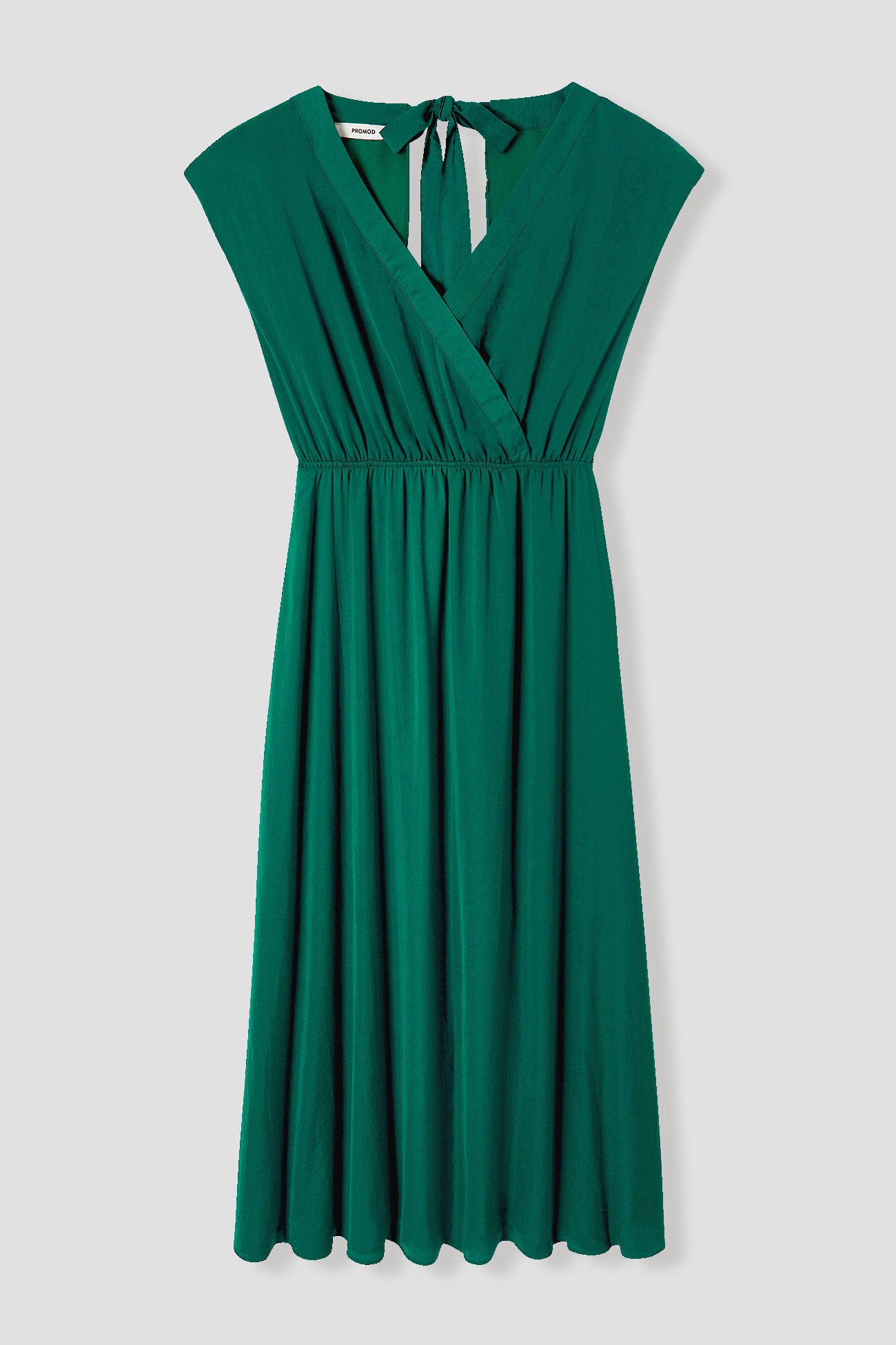 Long silky dress - Black