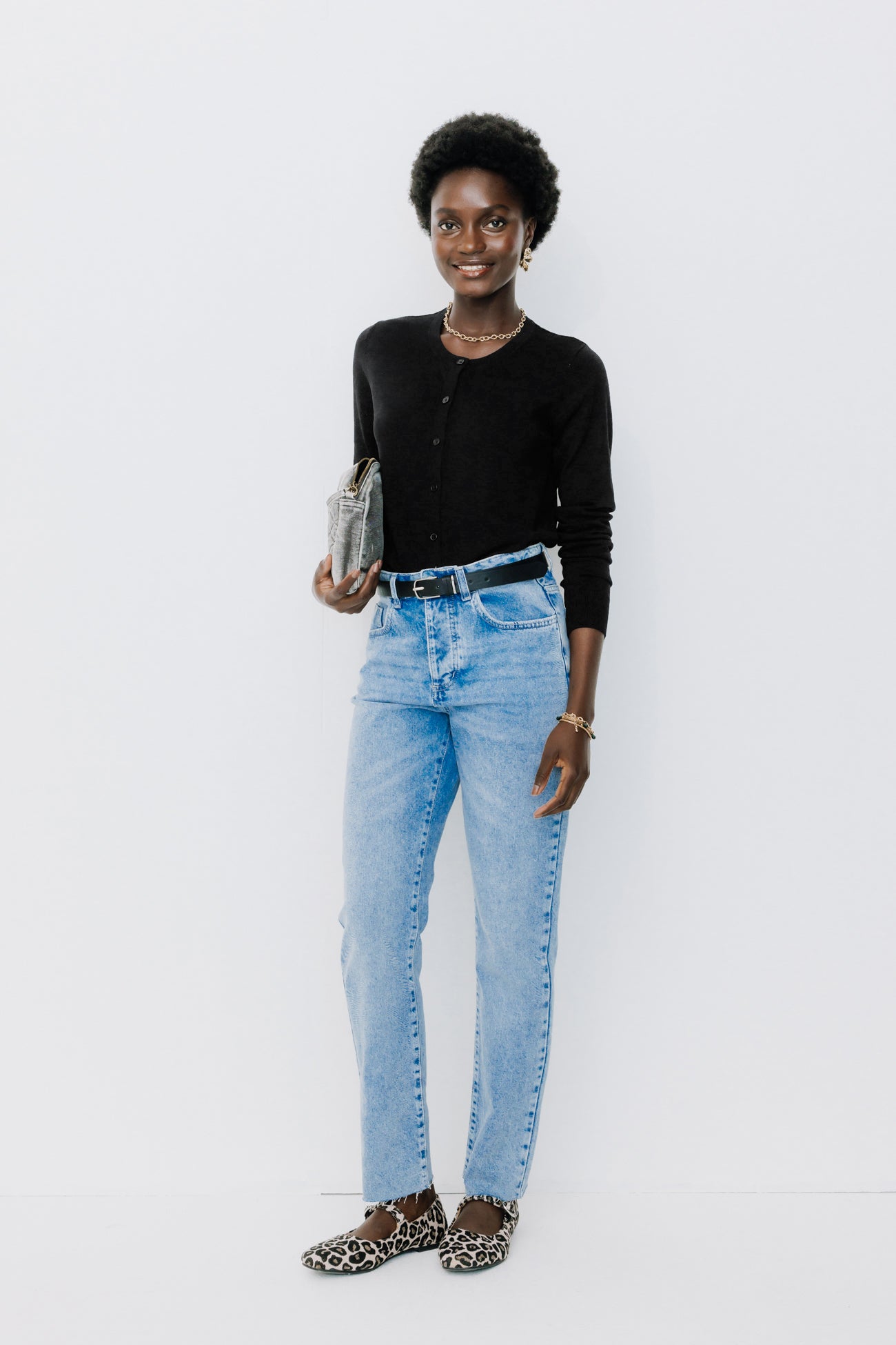 Ecodesign cardigan - Black