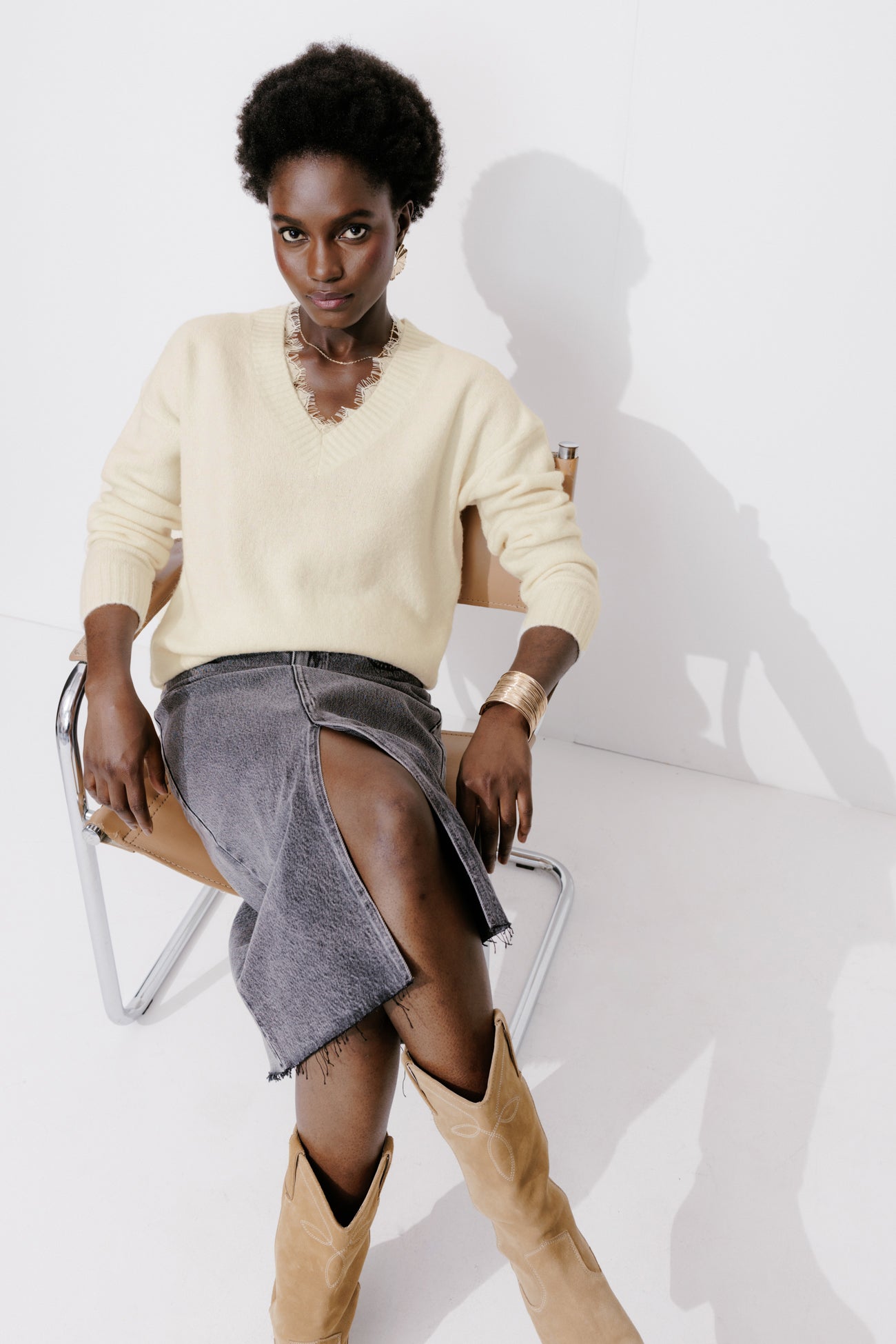 Pull - Pull (55 - 75 cm) - Ecru