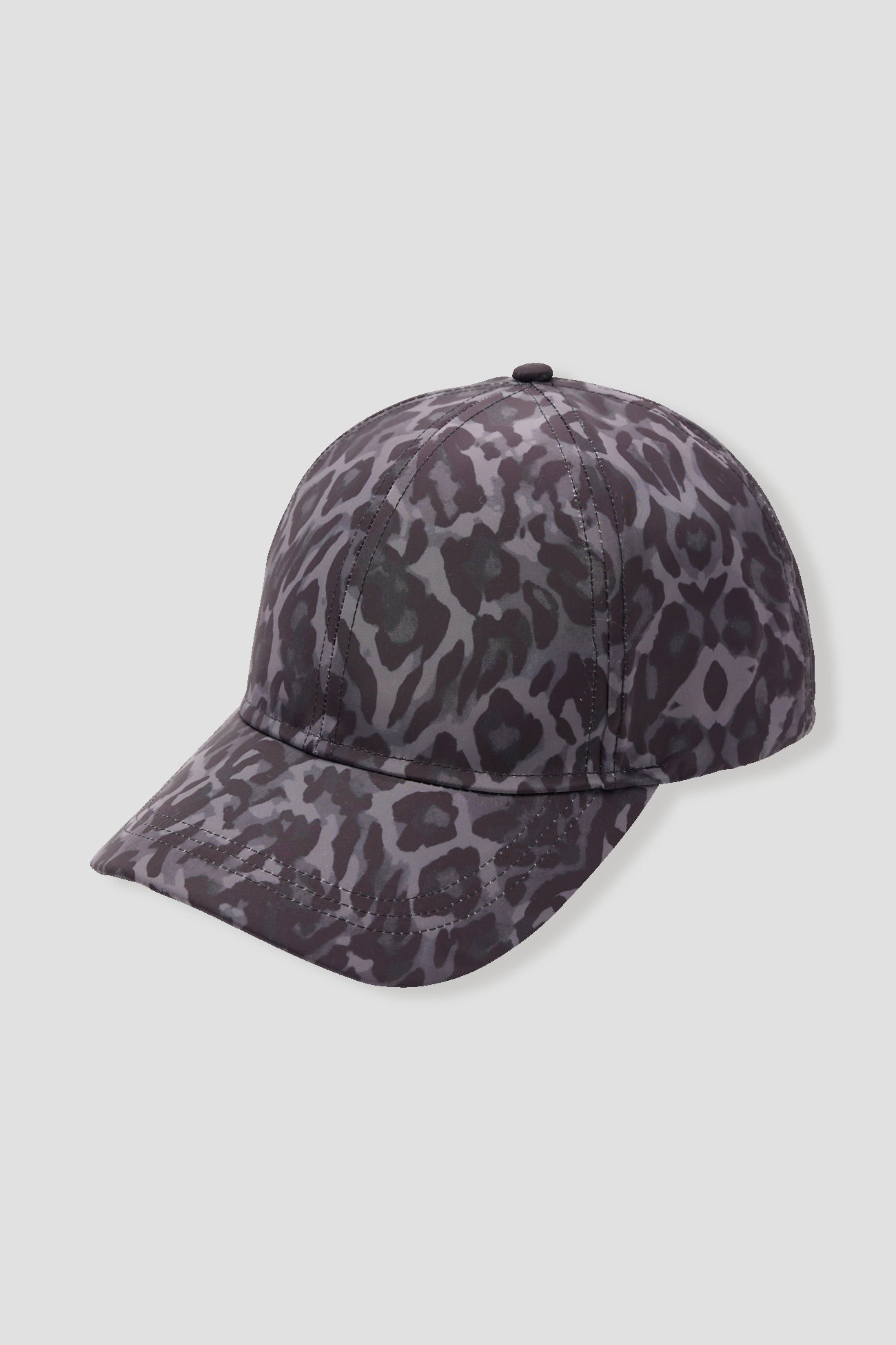 Leopard pattern cap - Black print