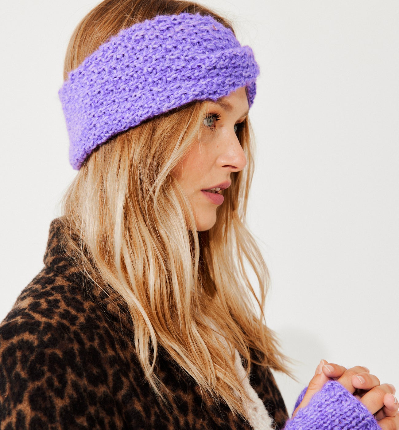 Promod knitting kit - Violet moyen