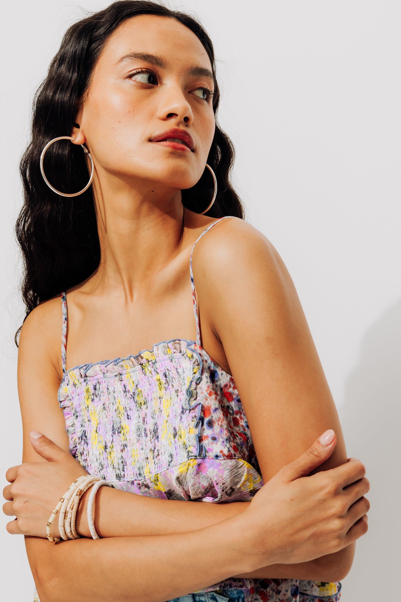 Floral top - Multicolour print