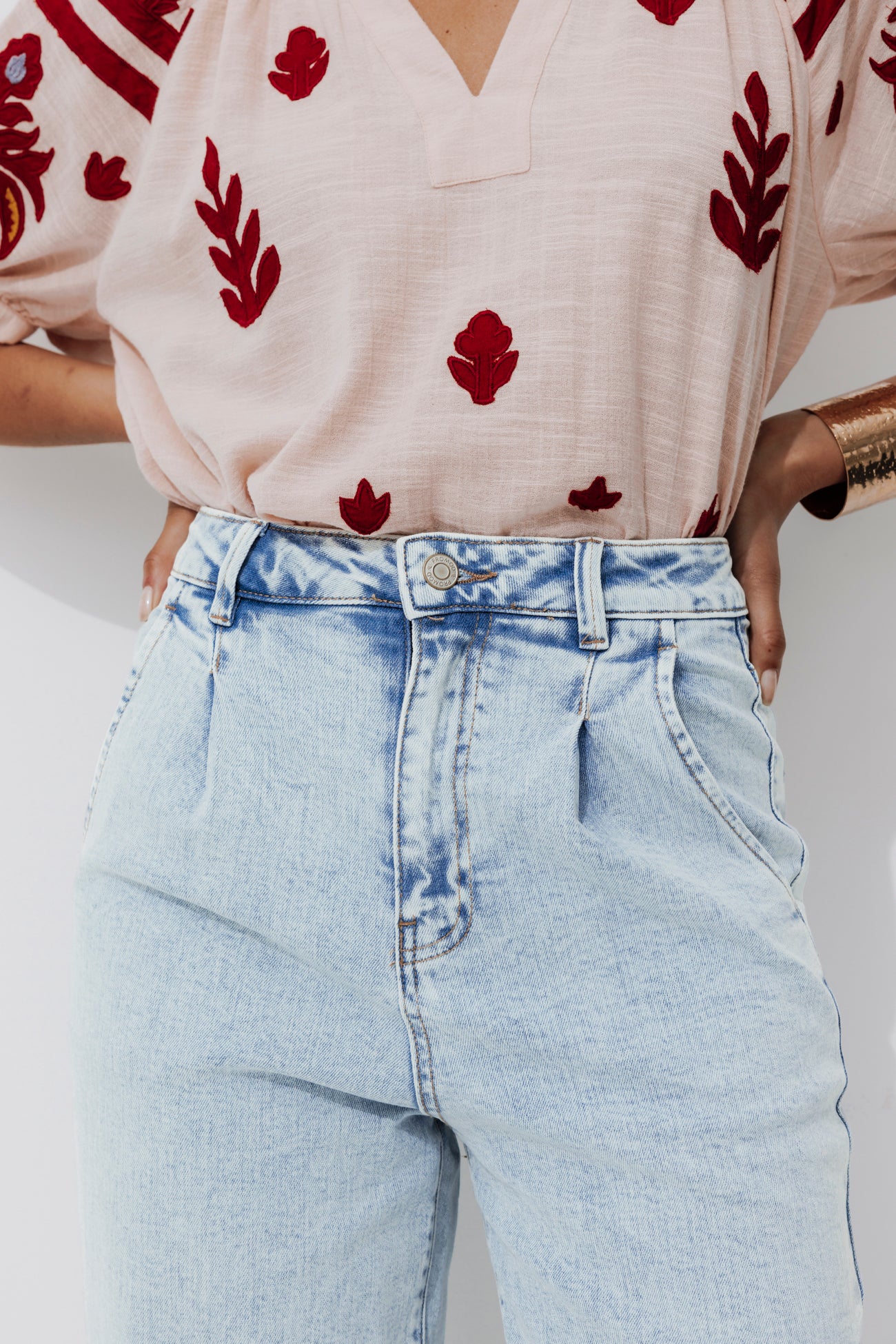 OSCAR slouchy jeans - Medium denim