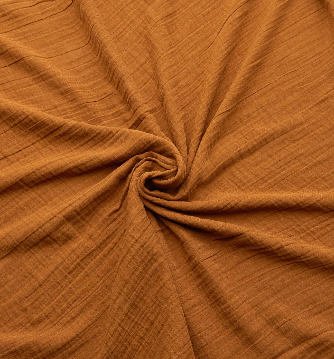 Cotton gauze 3m fabric cut - Caramel