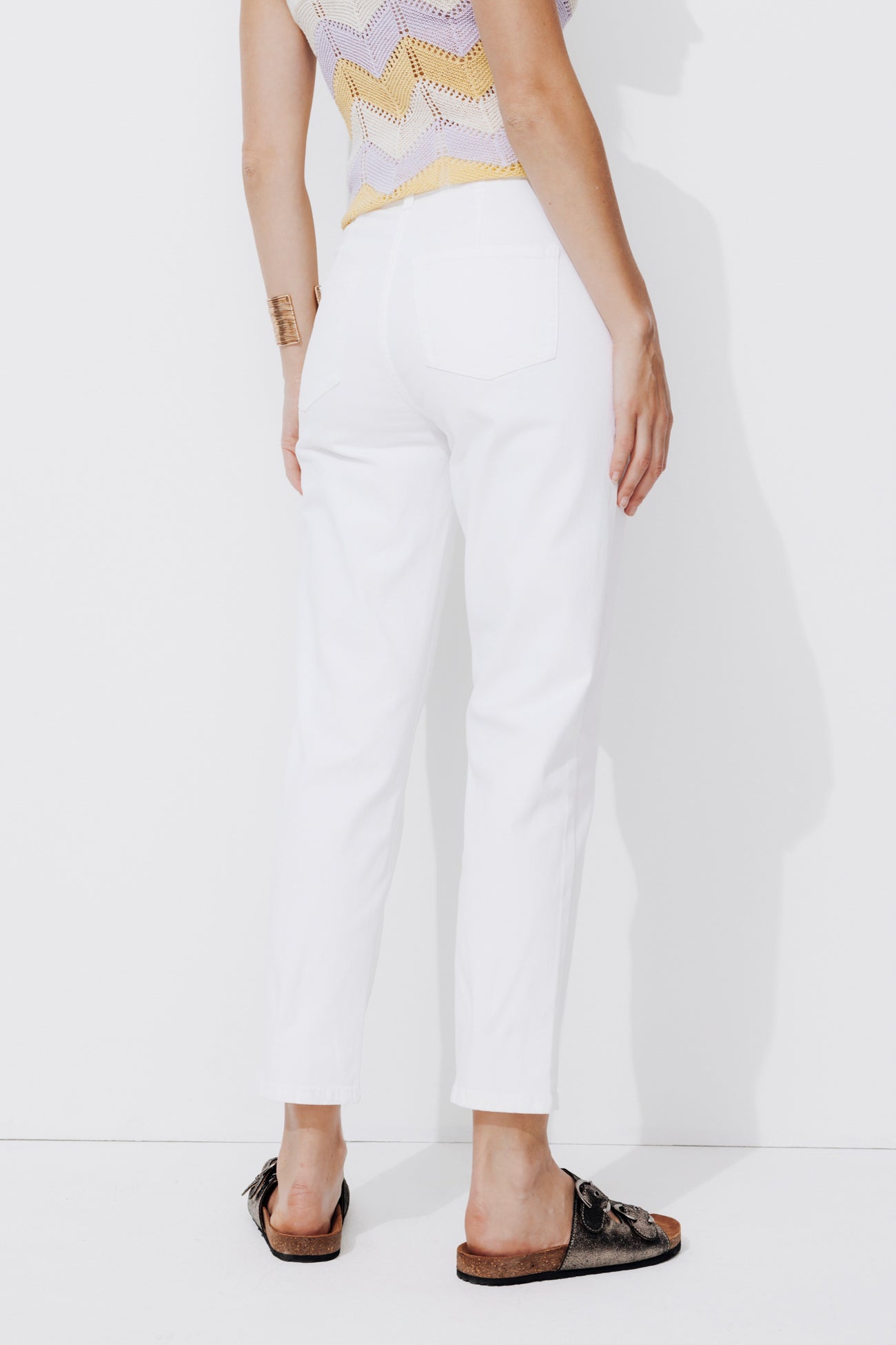 Cotton trousers - Yellow